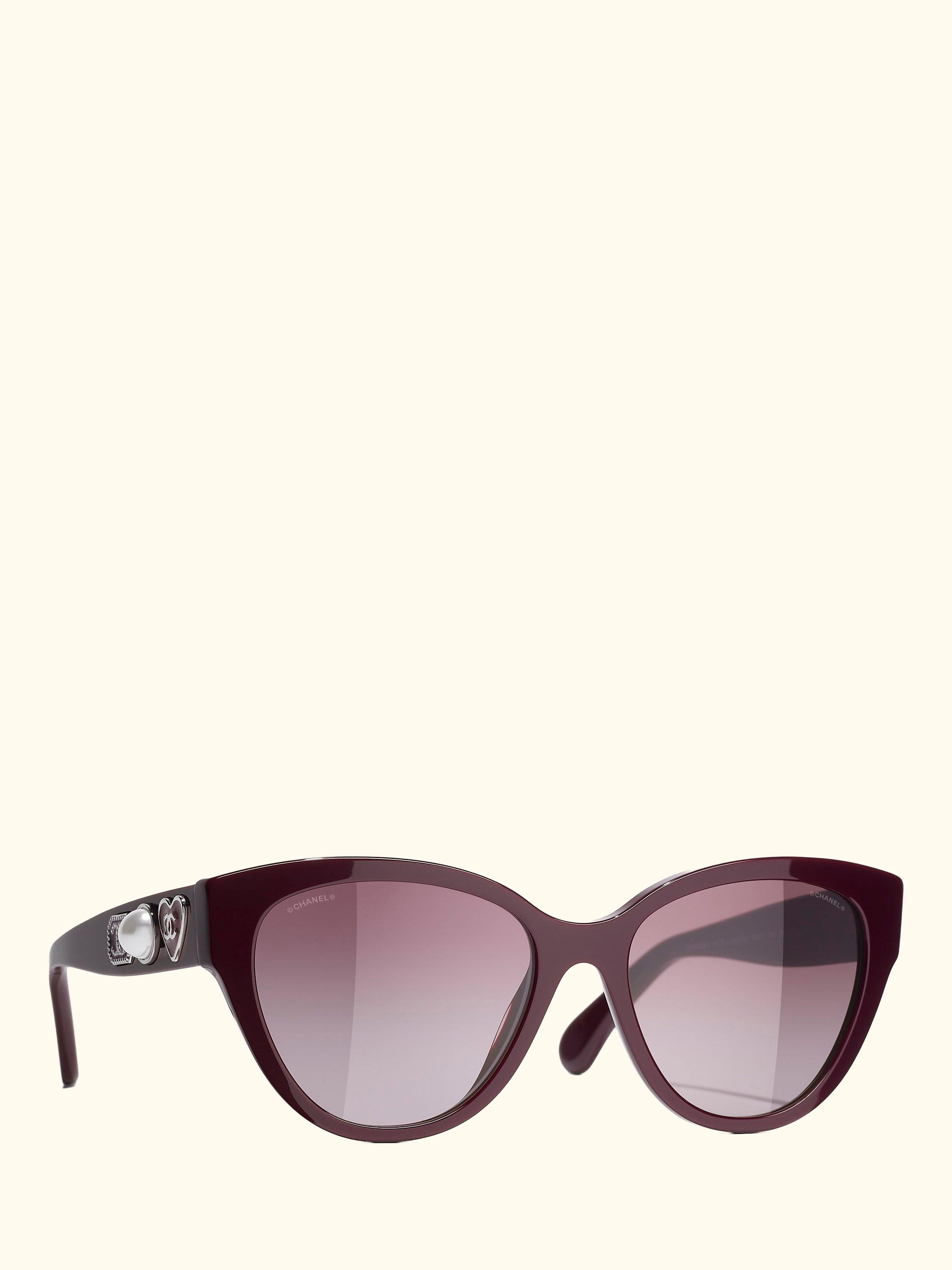 CH5477 Women's Cat's Eye Sunglasses, Red