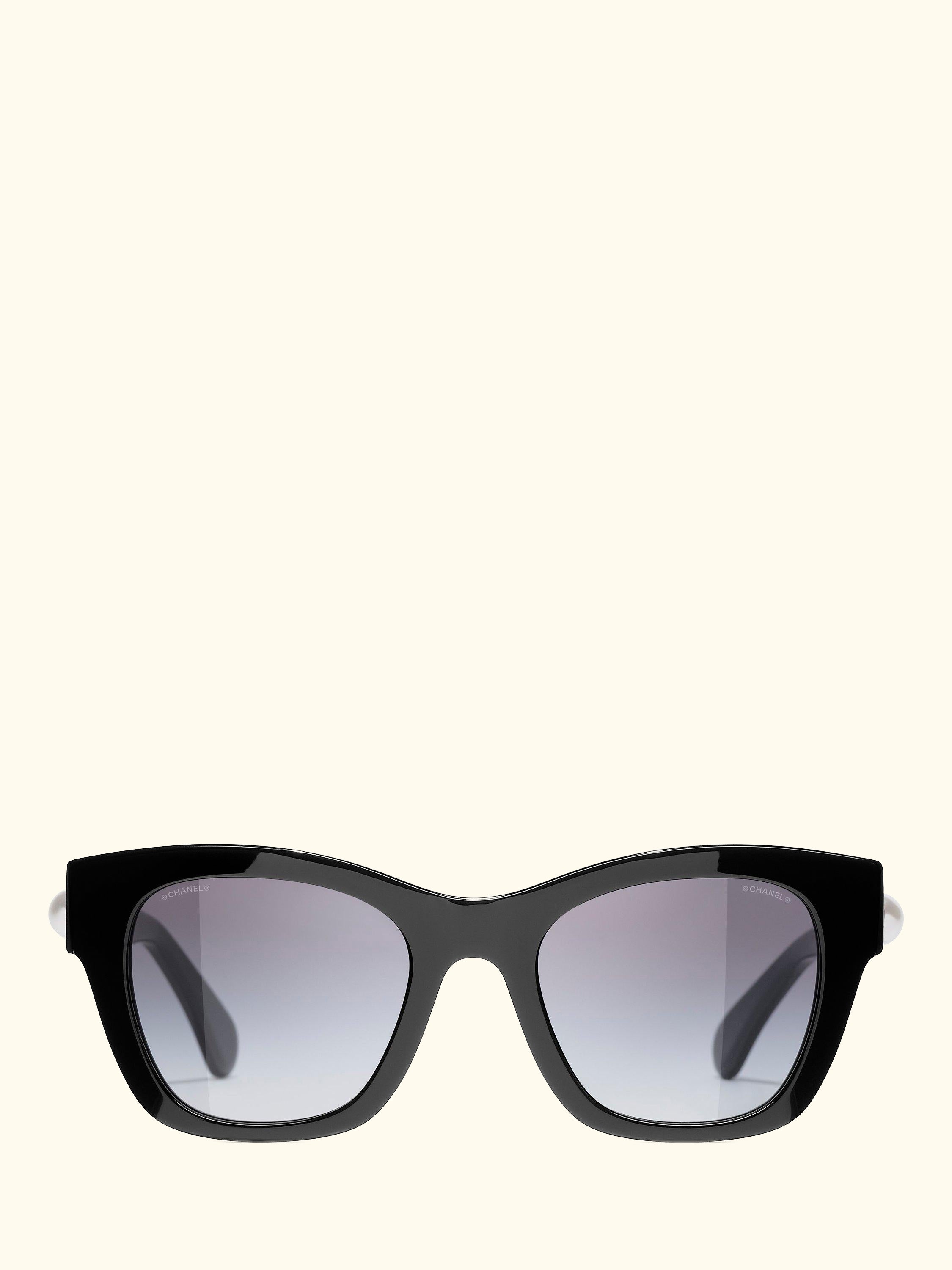 CH5478 Women's Irregular Sunglasses, Black/Grey