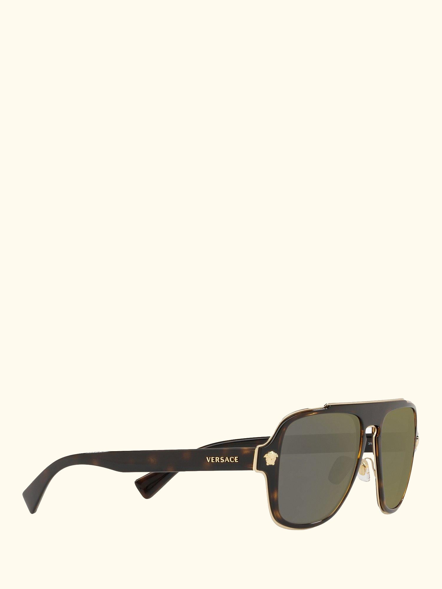 VE2199 Men's Geometric Sunglasses, Havana/Grey
