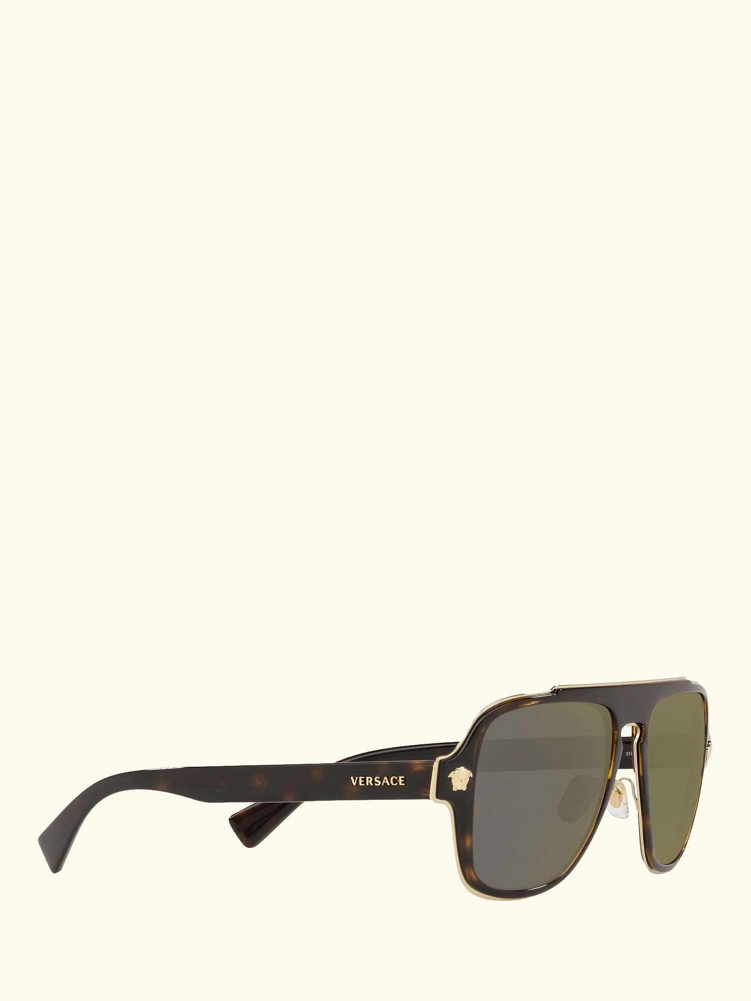 VE2199 Men's Geometric Sunglasses, Havana/Grey