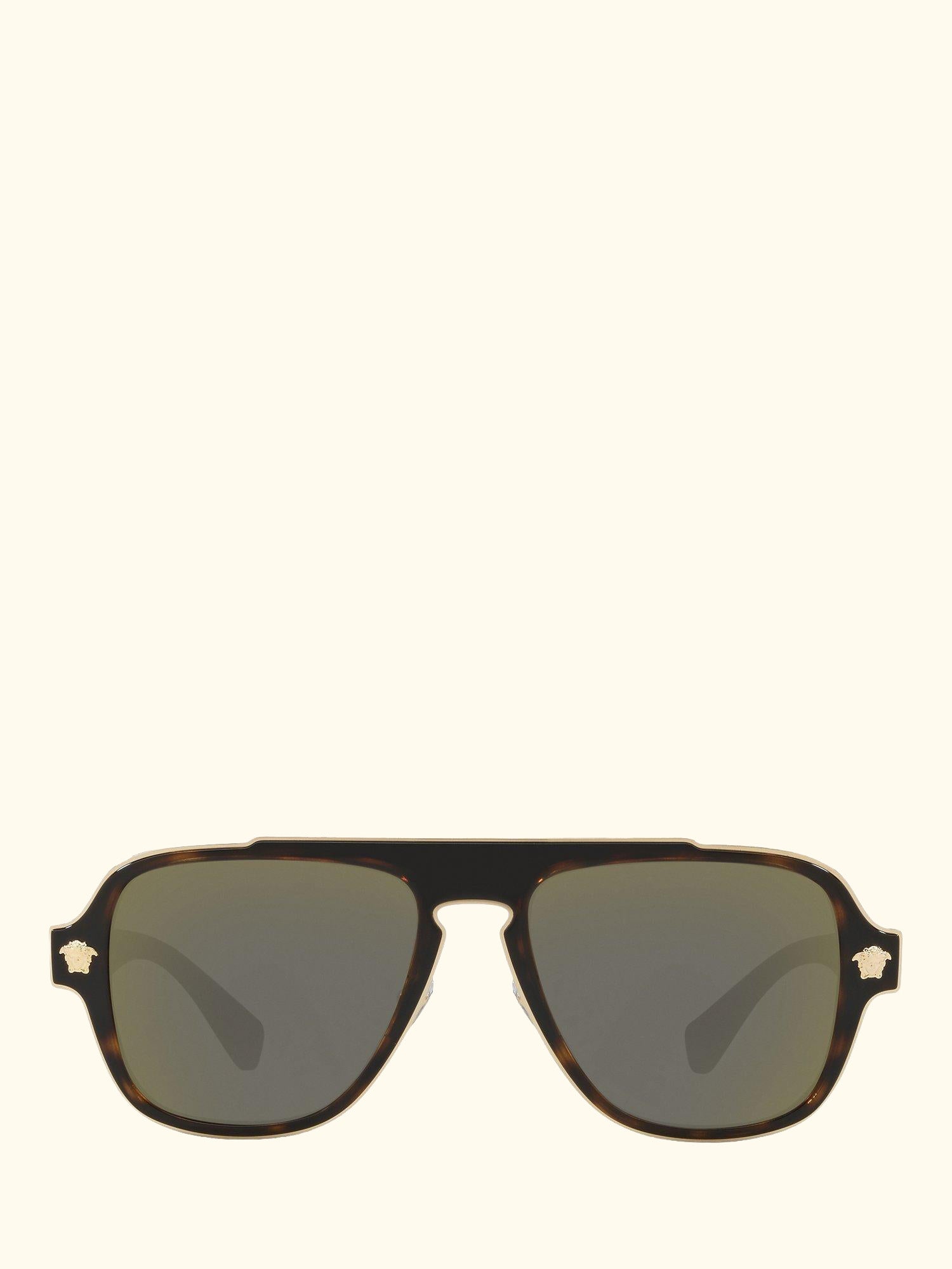 VE2199 Men's Geometric Sunglasses, Havana/Grey