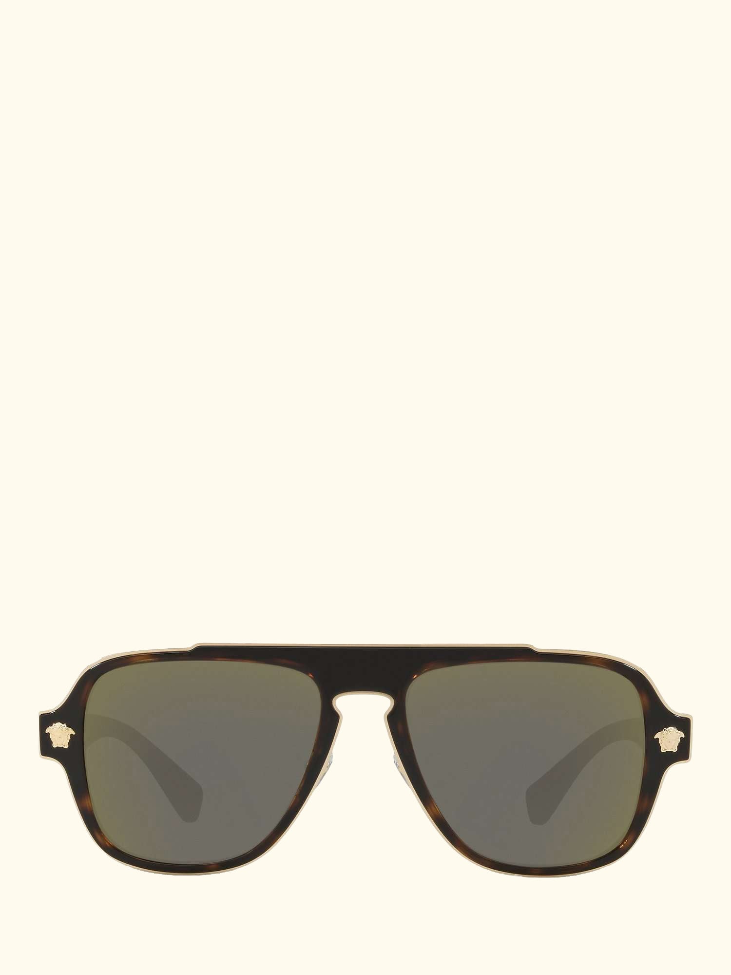 VE2199 Men's Geometric Sunglasses, Havana/Grey
