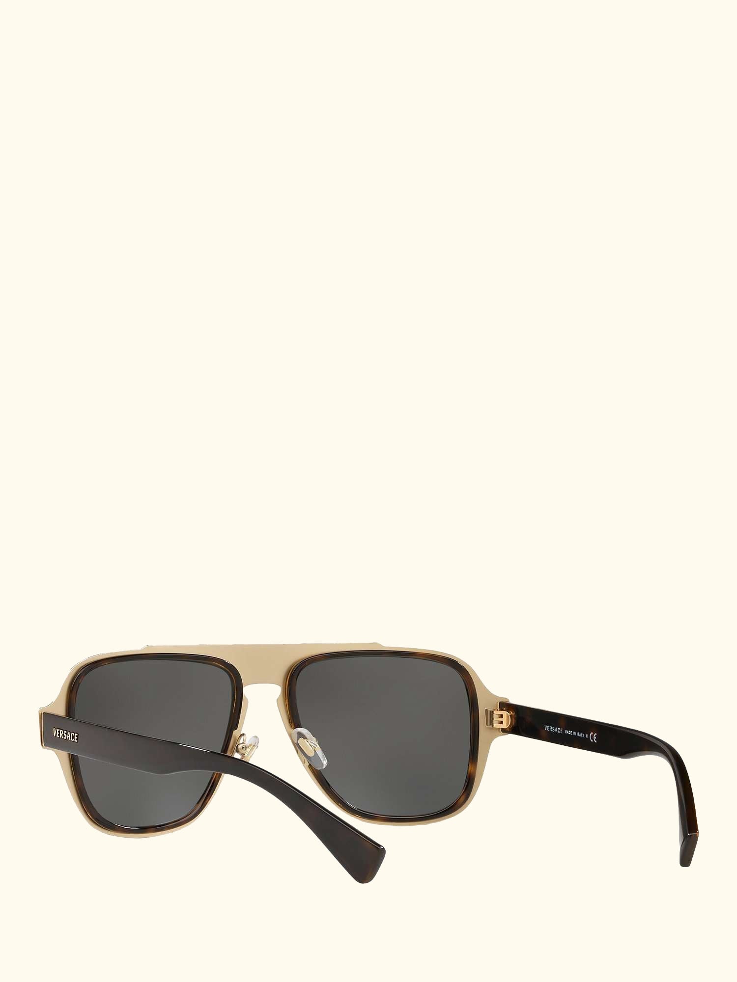 VE2199 Men's Geometric Sunglasses, Havana/Grey