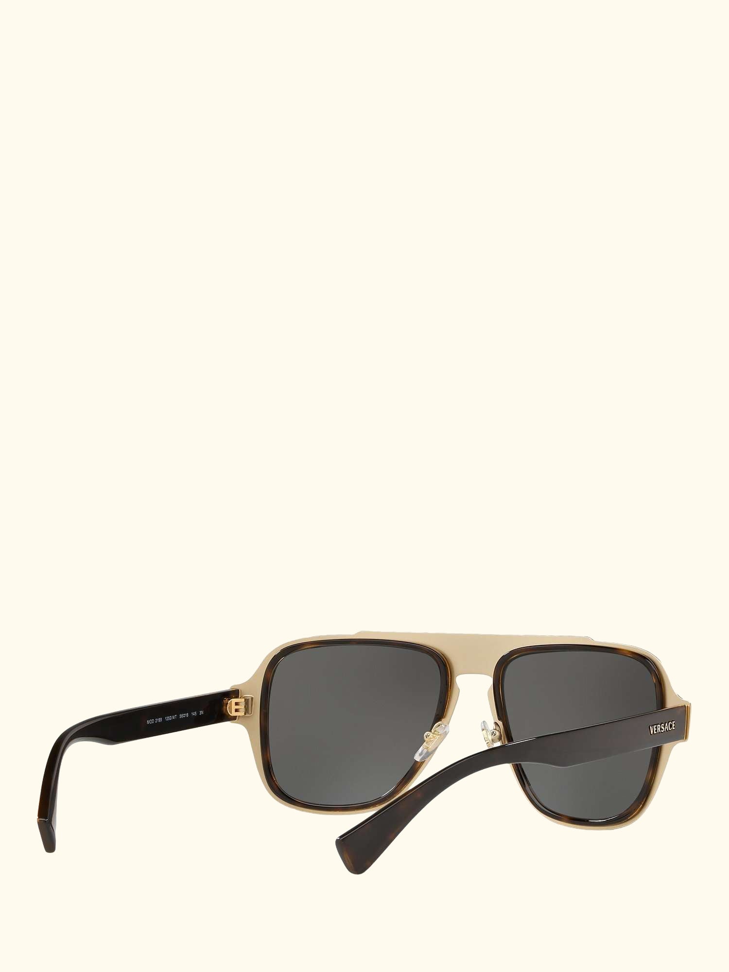 VE2199 Men's Geometric Sunglasses, Havana/Grey