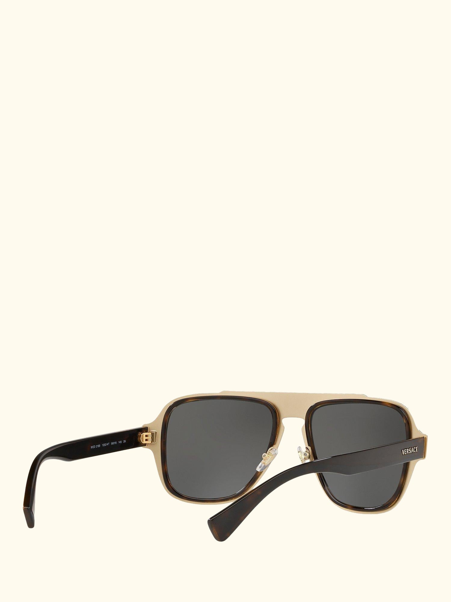 VE2199 Men's Geometric Sunglasses, Havana/Grey