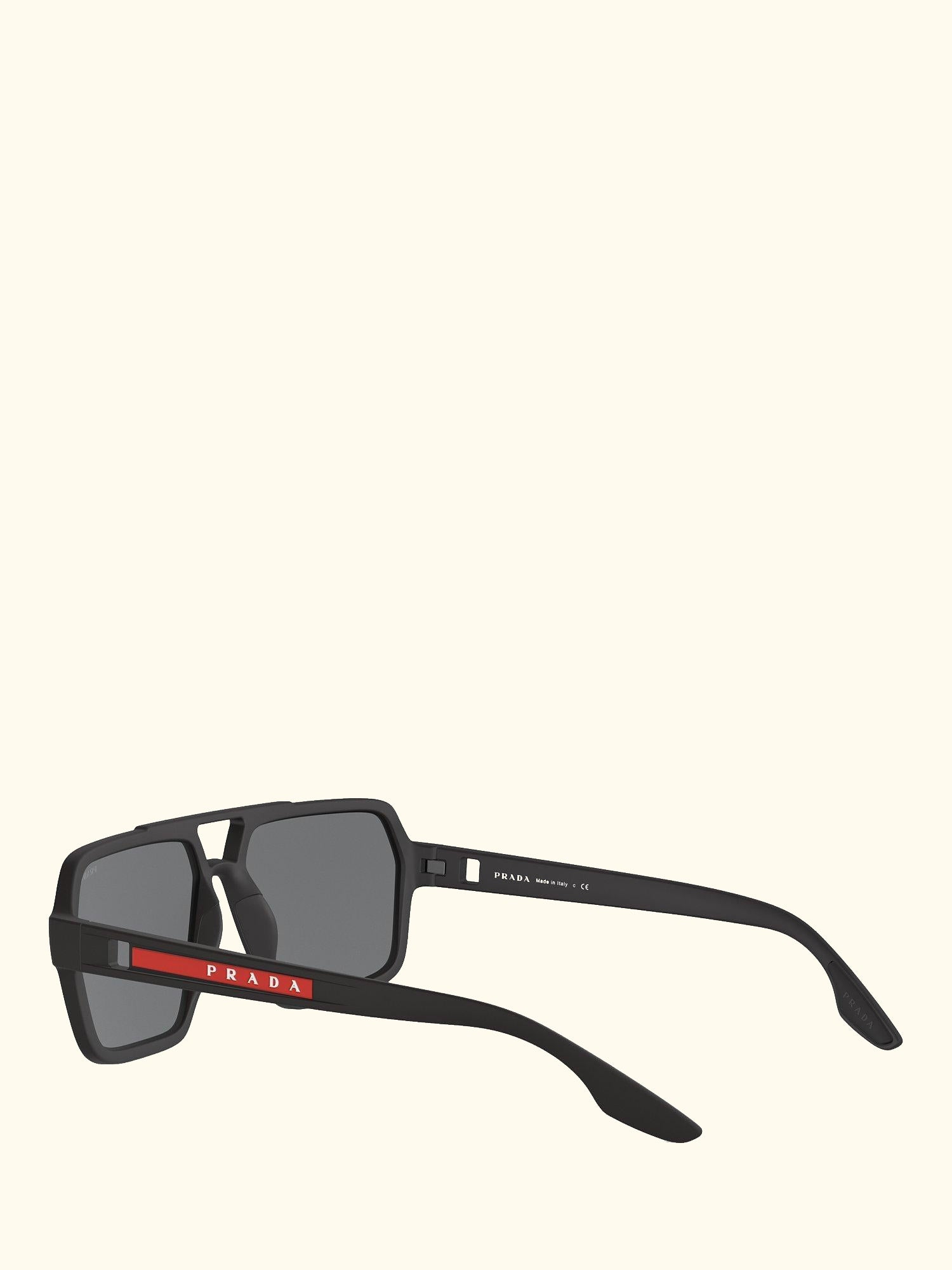 PS 01XS Men's Rectangular Sunglasses, Black/Mirror Grey Pink