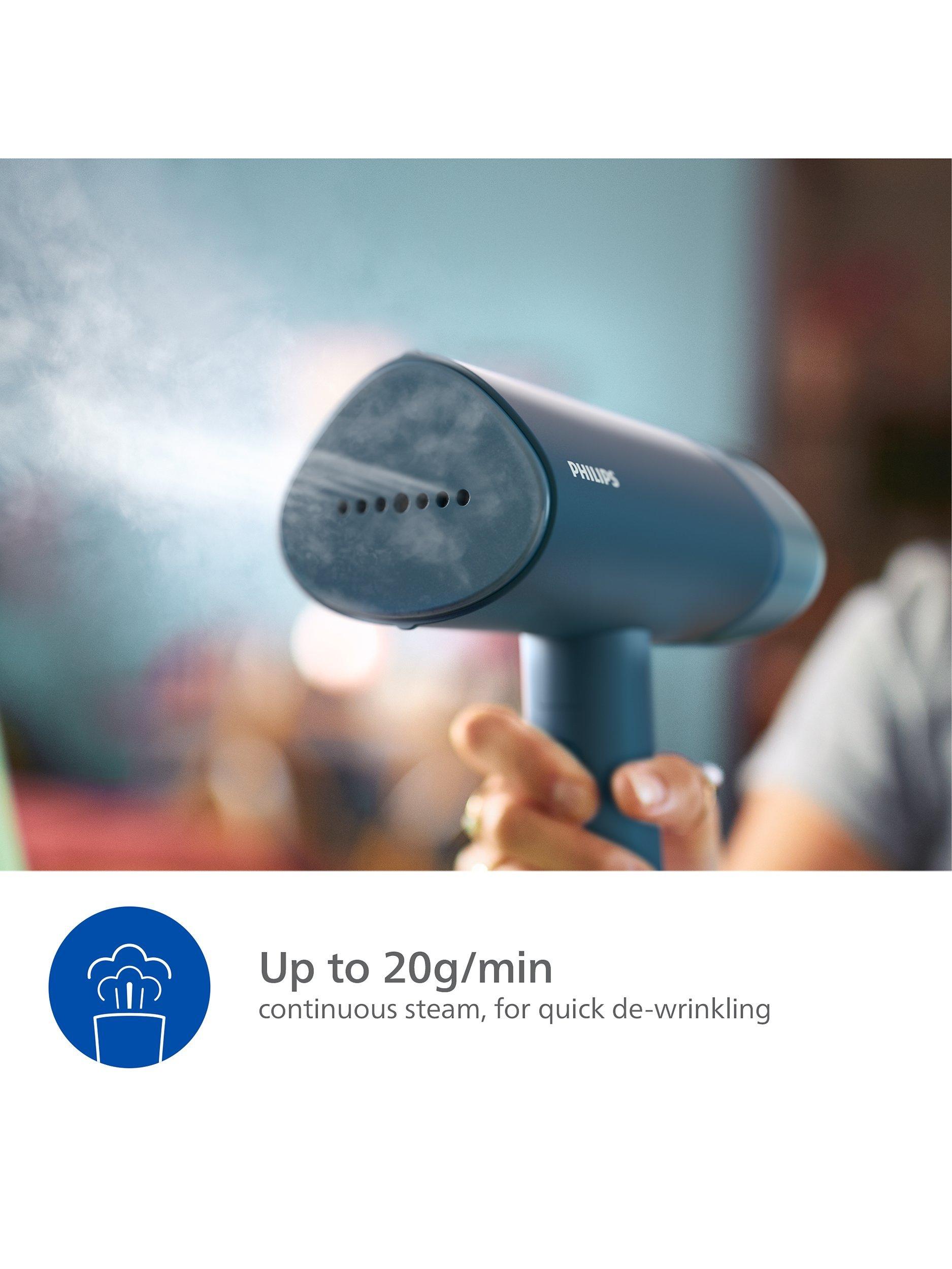 3000 Series STH3000/26 Plastic Plate Clothes Steamer, Blue