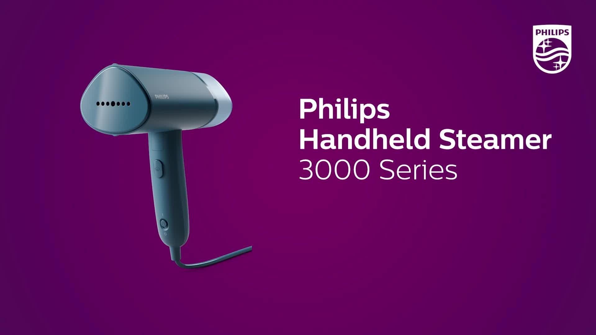 3000 Series STH3000/26 Plastic Plate Clothes Steamer, Blue