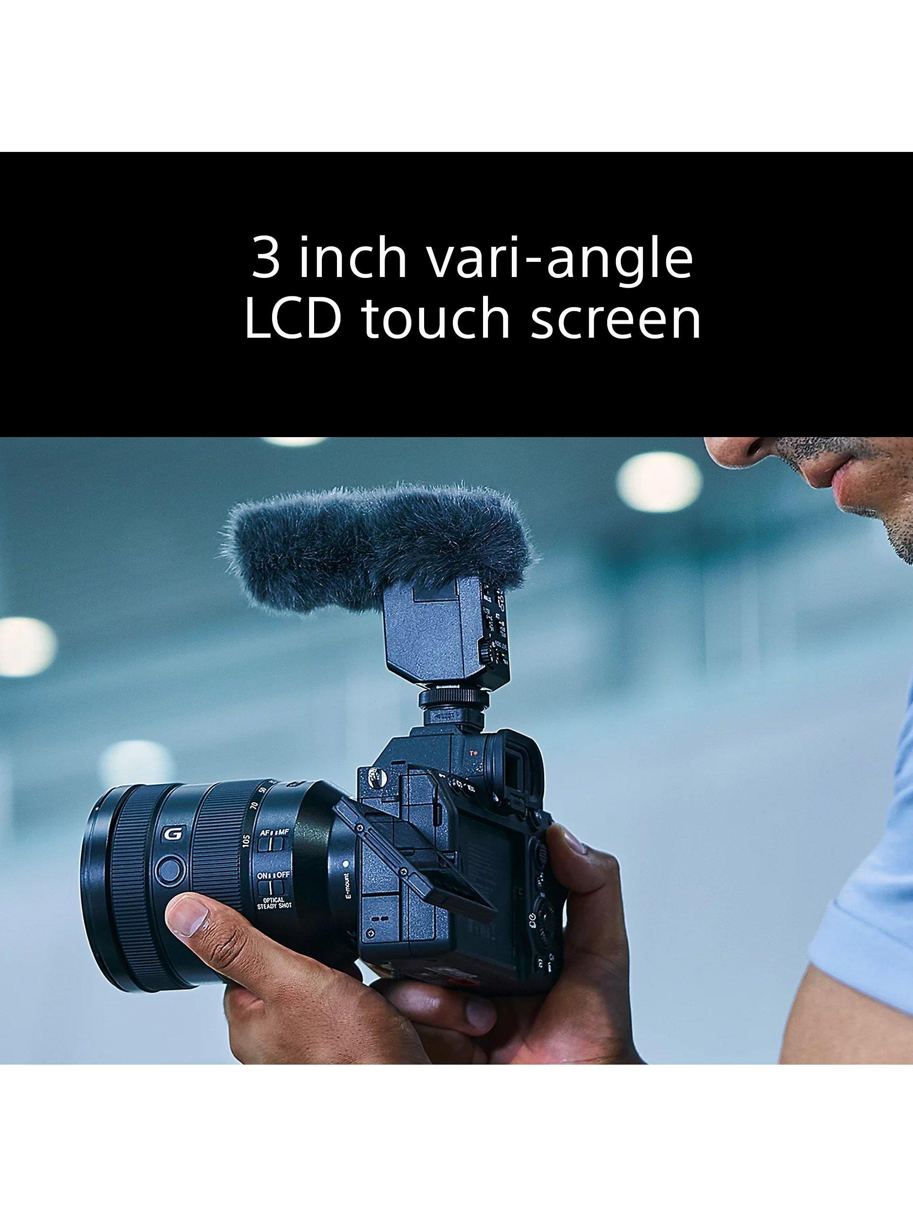 a7 IV (Alpha ILCE-7M4) Compact System Camera, 4K Ultra HD, 33MP, Wi-Fi, Bluetooth, OLED EVF, 5-Axis Image Stabiliser & 3” Vari-Angle LCD Touch Screen, Body Only, Black