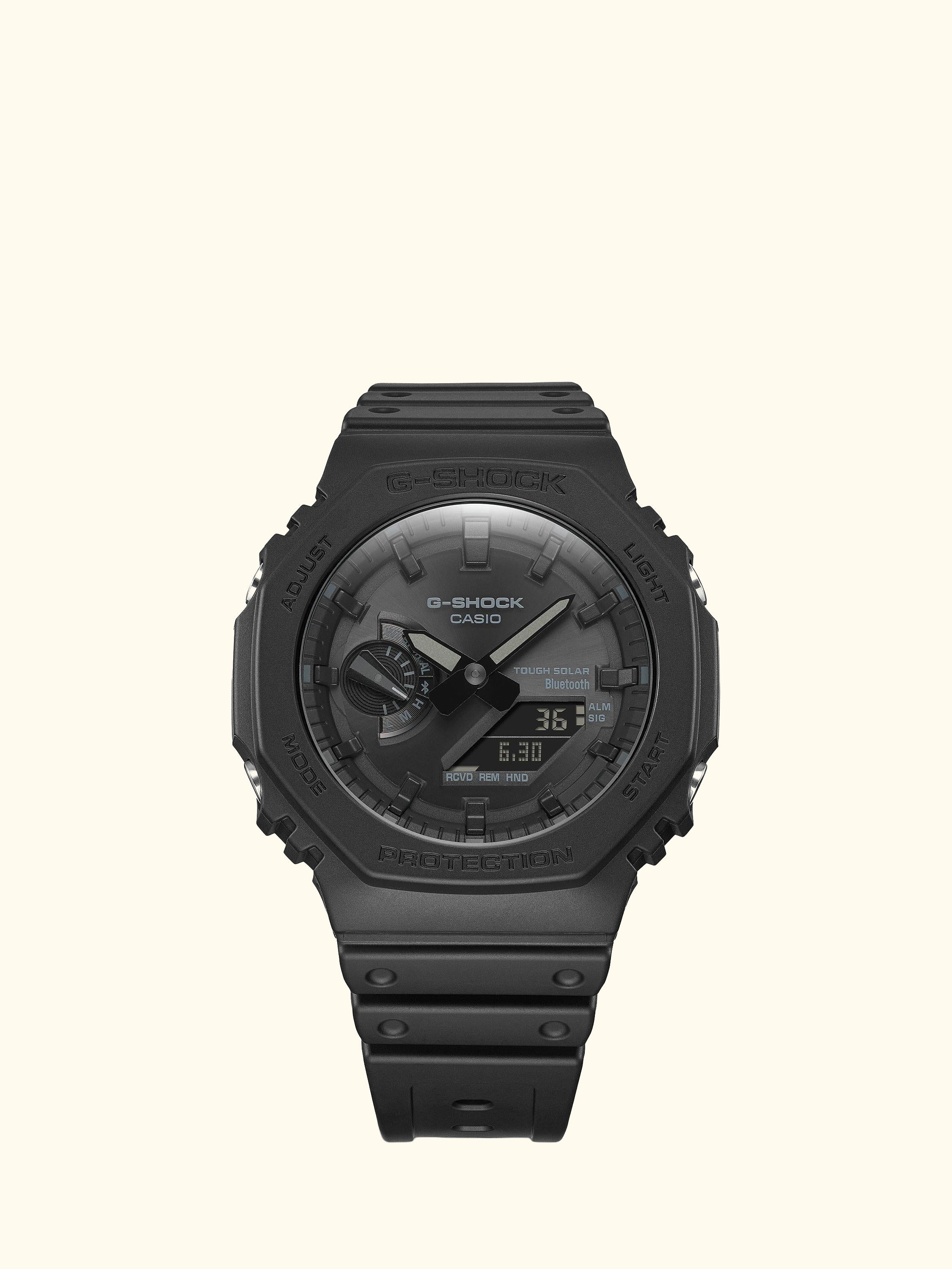 Men's G-Shock Date Solar Resin Strap Watch