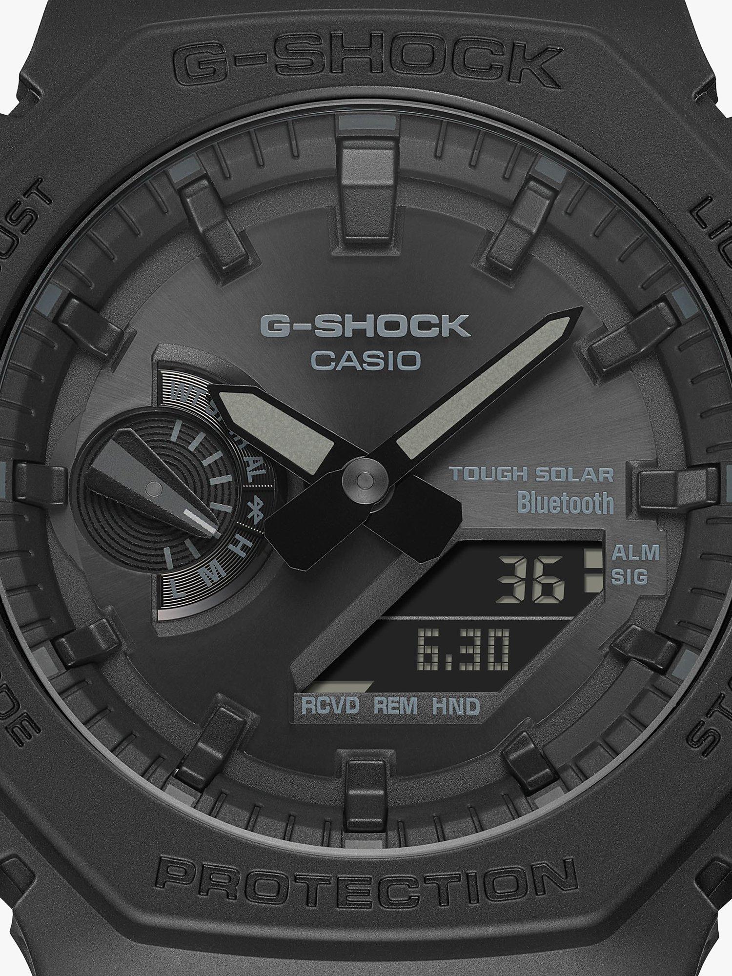 Men's G-Shock Date Solar Resin Strap Watch