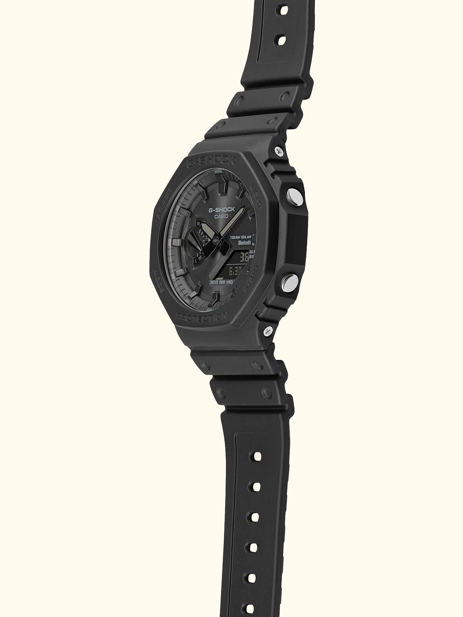 Men's G-Shock Date Solar Resin Strap Watch