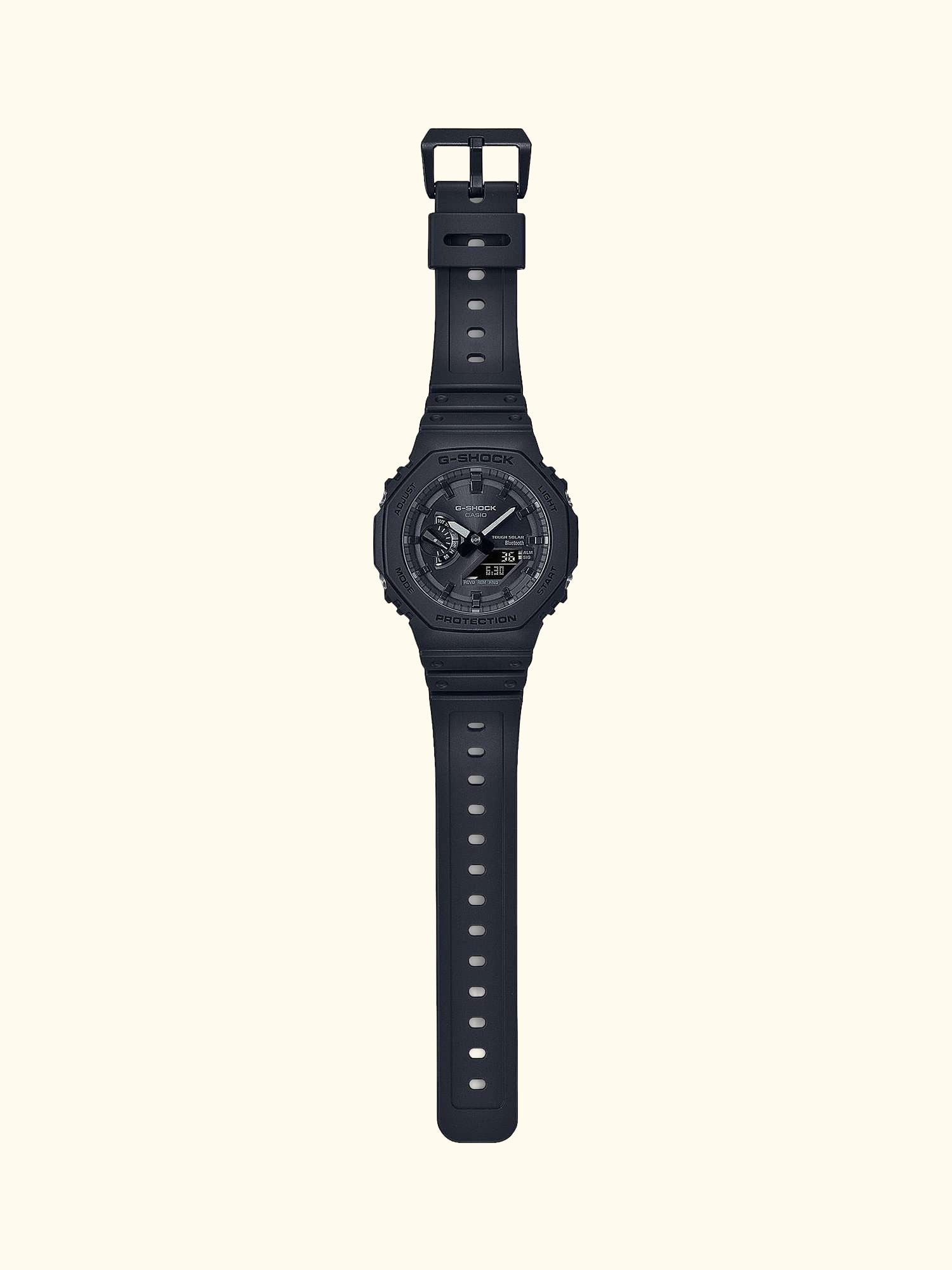 Men's G-Shock Date Solar Resin Strap Watch