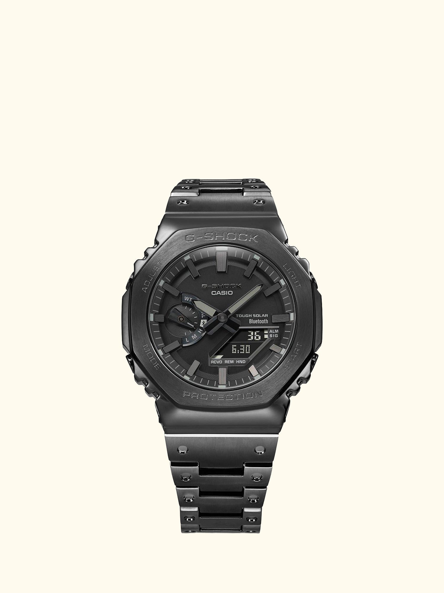 Men's G-Shock Carbon Core Guard Solar Bracelet Strap Watch, Black GM-B2100BD-1AER
