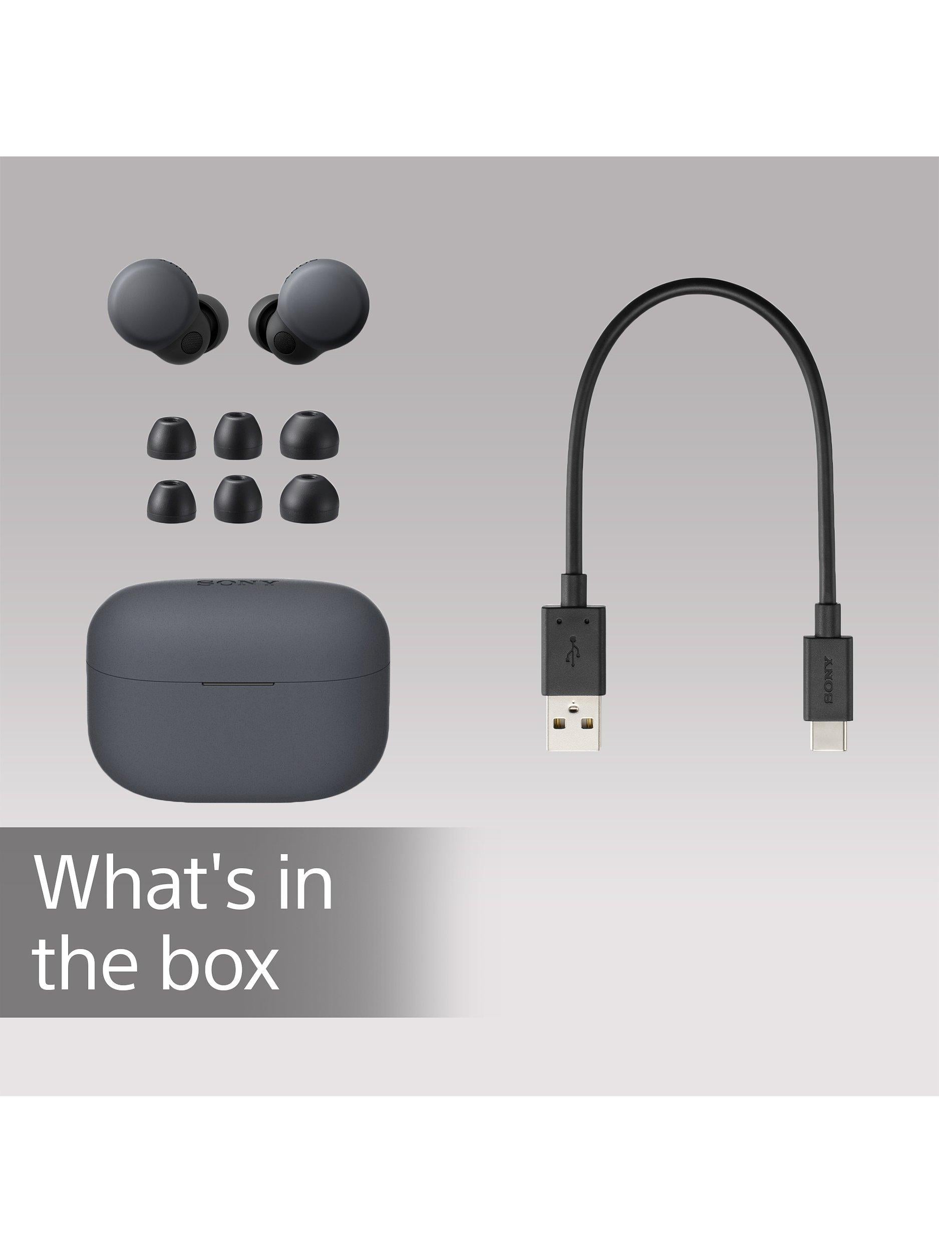 WF-LS900 LinkBuds S Noise Cancelling True Wireless Bluetooth In-Ear Headphones with Mic/Remote, Black