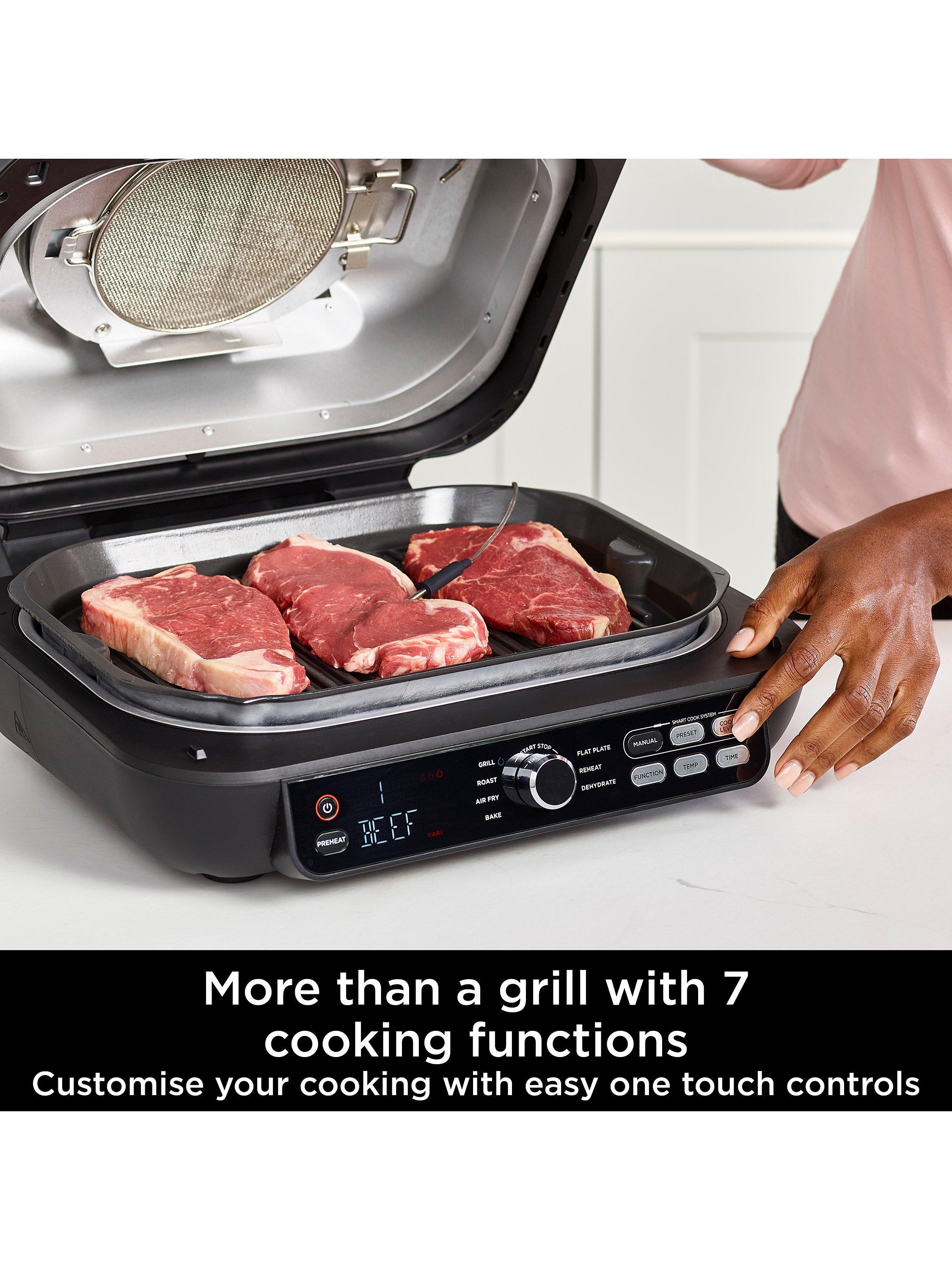 AG651UK Foodi MAX PRO Health Grill, Flat Plate & Air Fryer