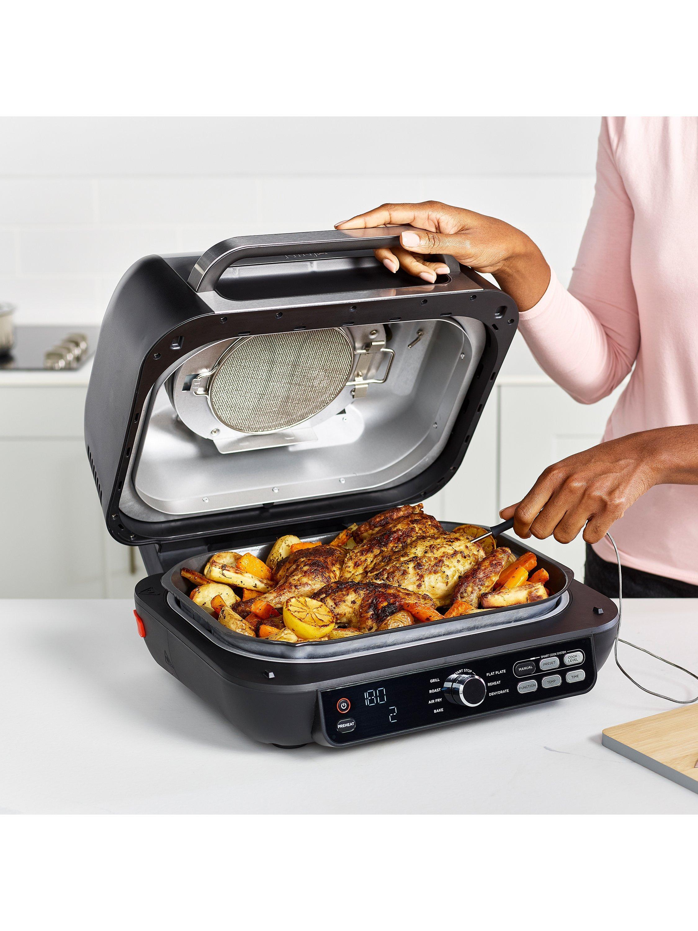 AG651UK Foodi MAX PRO Health Grill, Flat Plate & Air Fryer