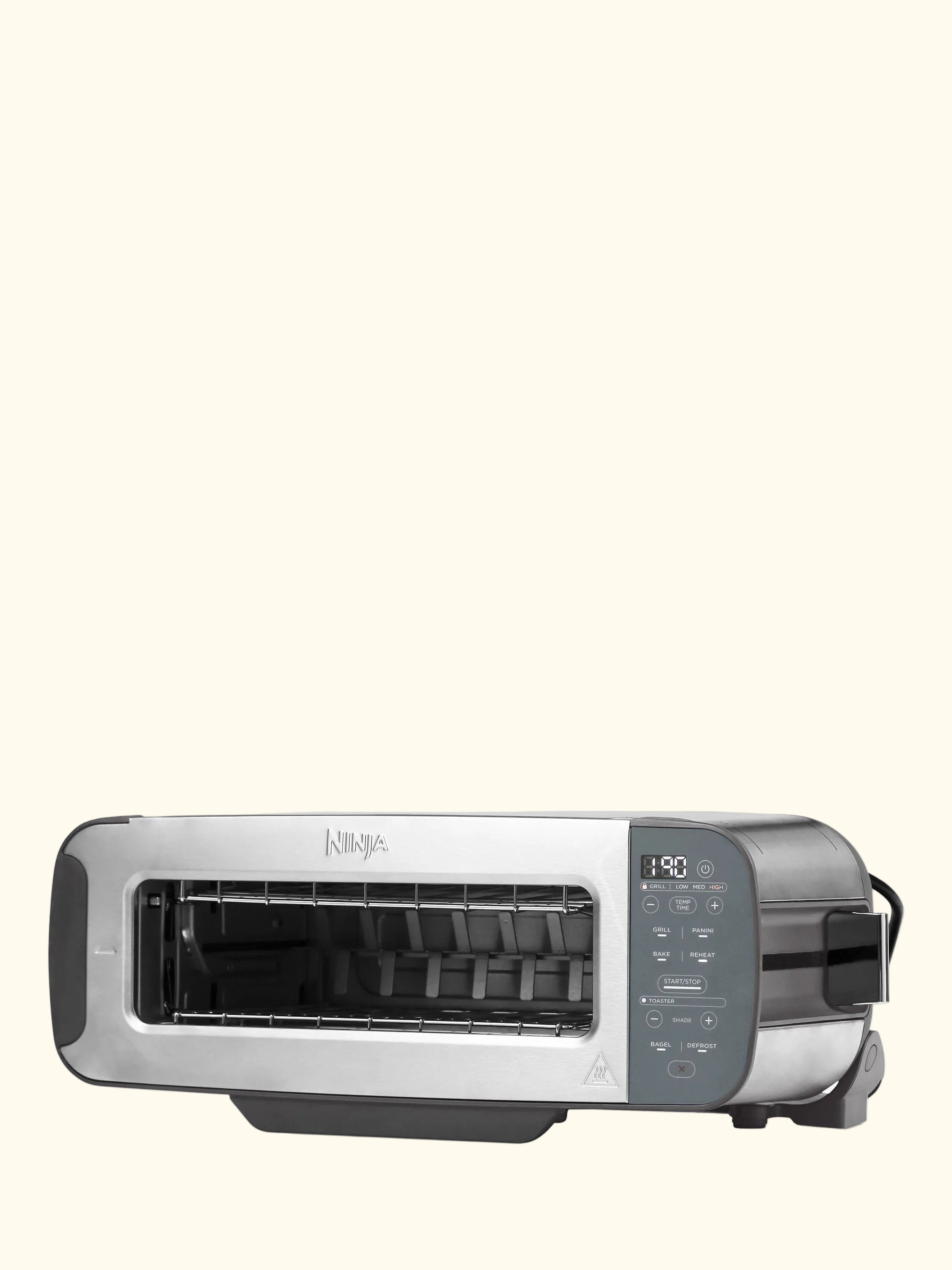 ST202UK Foodi 3-in-1 Toaster, Grill & Panini Press, Stainless Steel