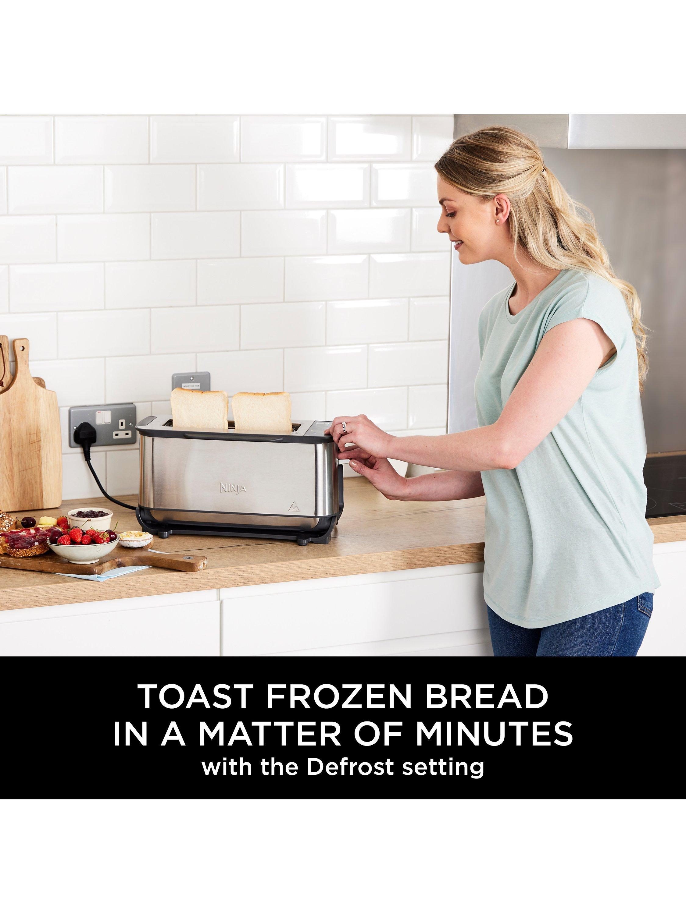 ST202UK Foodi 3-in-1 Toaster, Grill & Panini Press, Stainless Steel