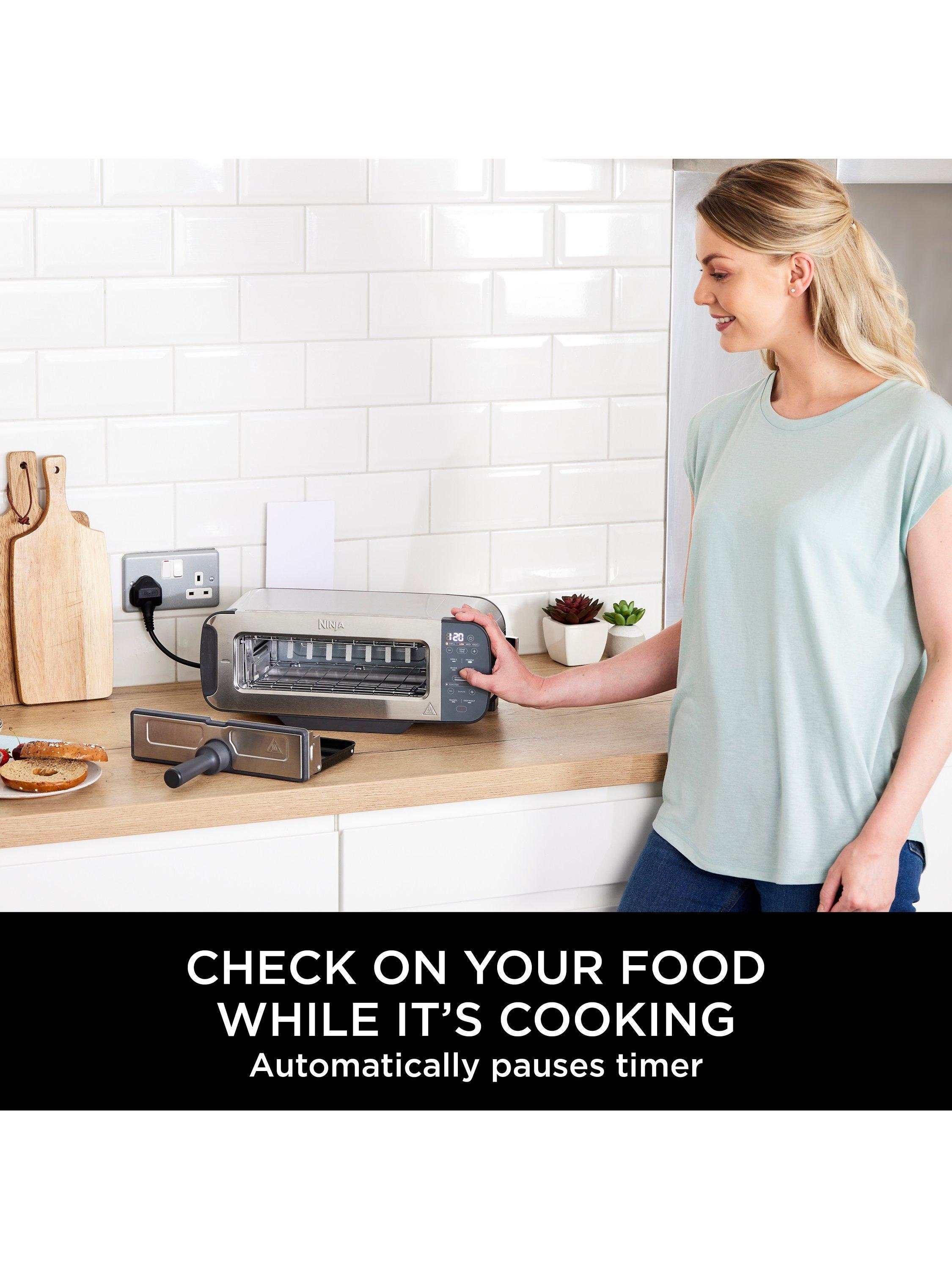 ST202UK Foodi 3-in-1 Toaster, Grill & Panini Press, Stainless Steel