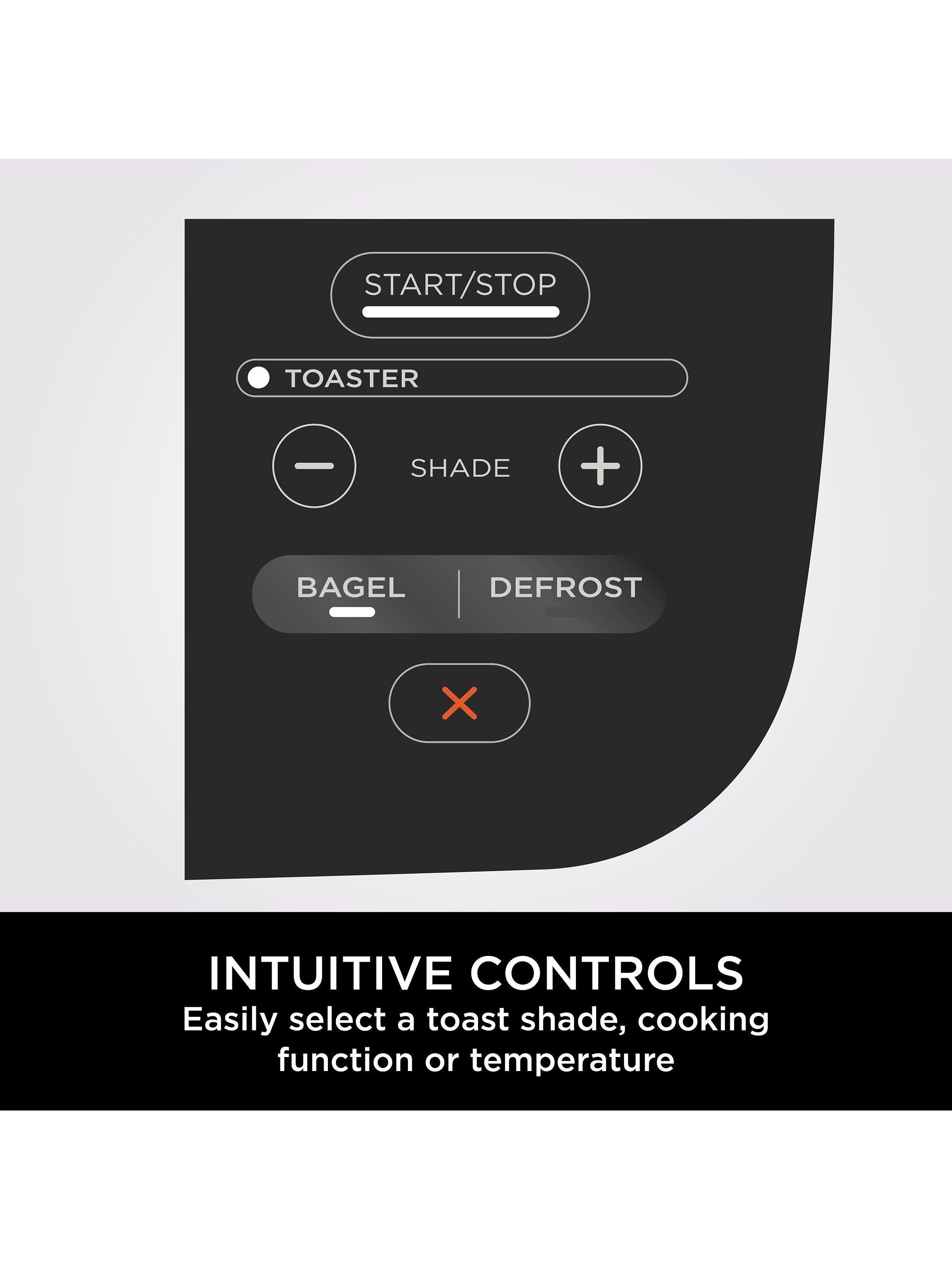 ST202UK Foodi 3-in-1 Toaster, Grill & Panini Press, Stainless Steel