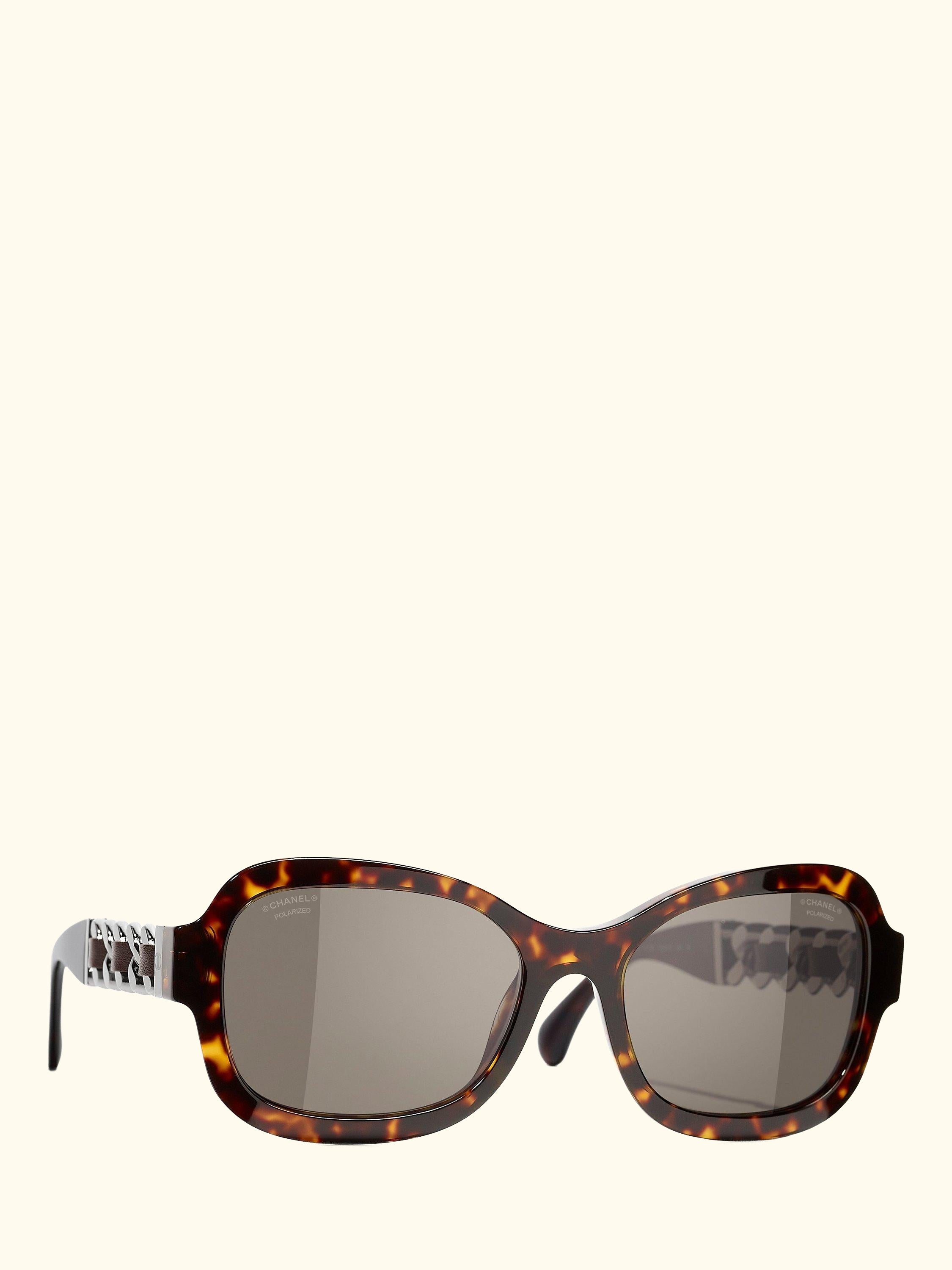 Irregular Sunglasses CH5465Q Dark Havana/Brown