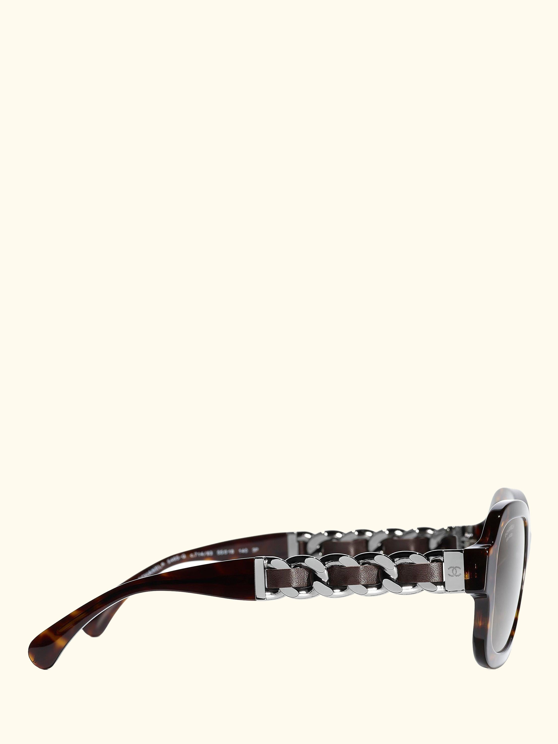 Irregular Sunglasses CH5465Q Dark Havana/Brown