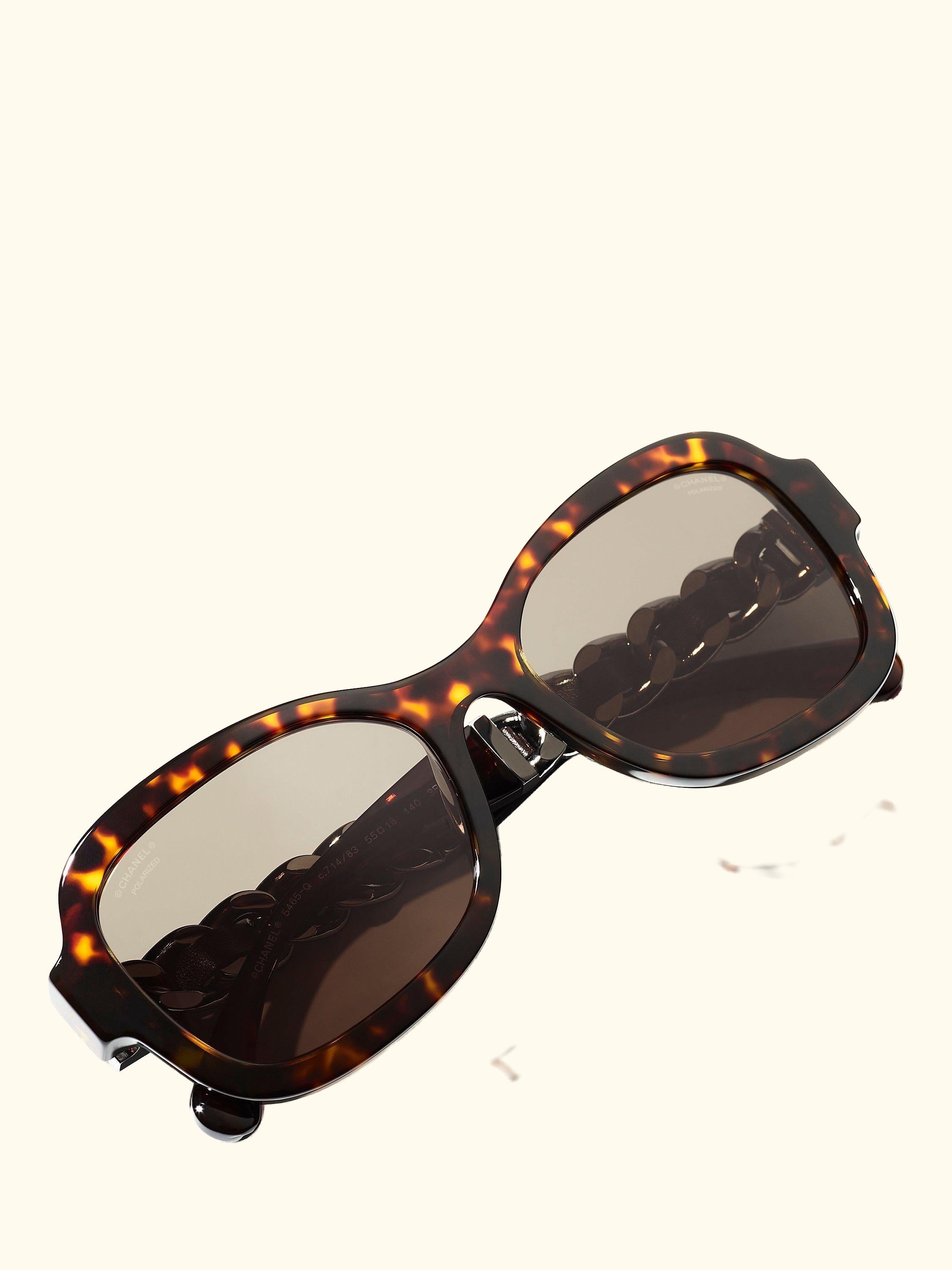 Irregular Sunglasses CH5465Q Dark Havana/Brown