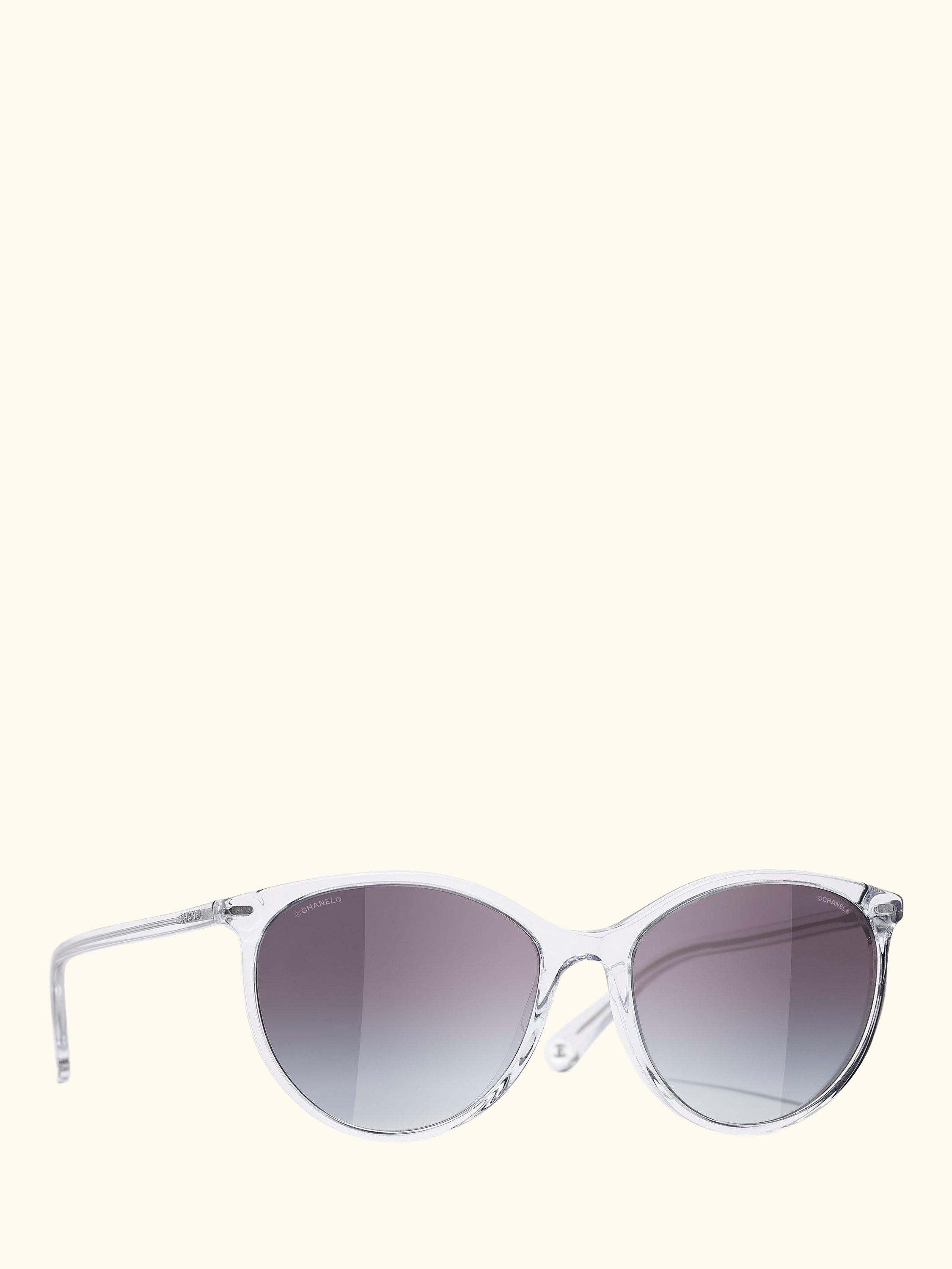 Oval Sunglasses CH5448 Clear/Blue Gradient