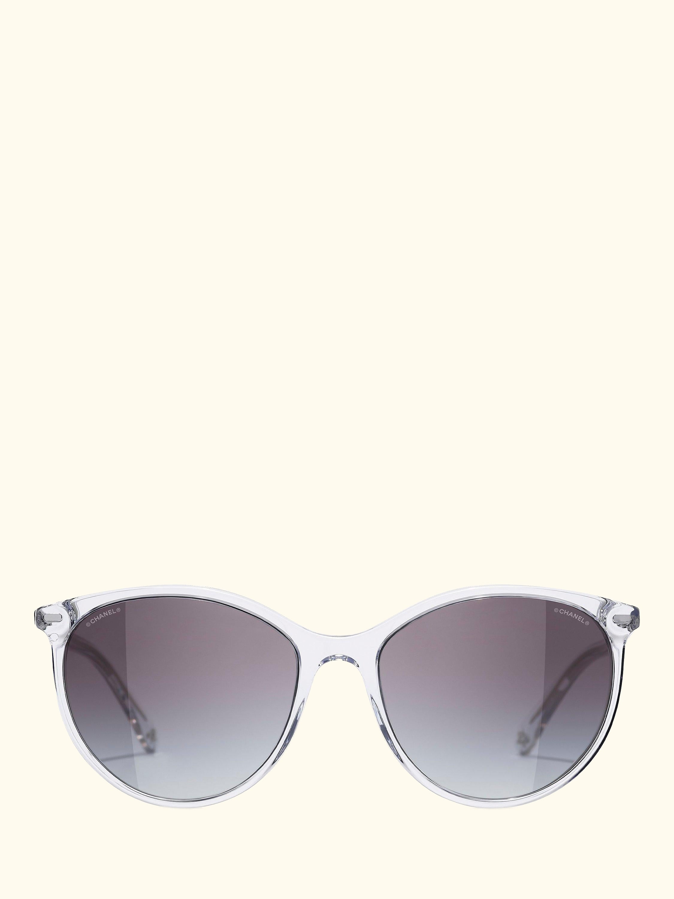 Oval Sunglasses CH5448 Clear/Blue Gradient