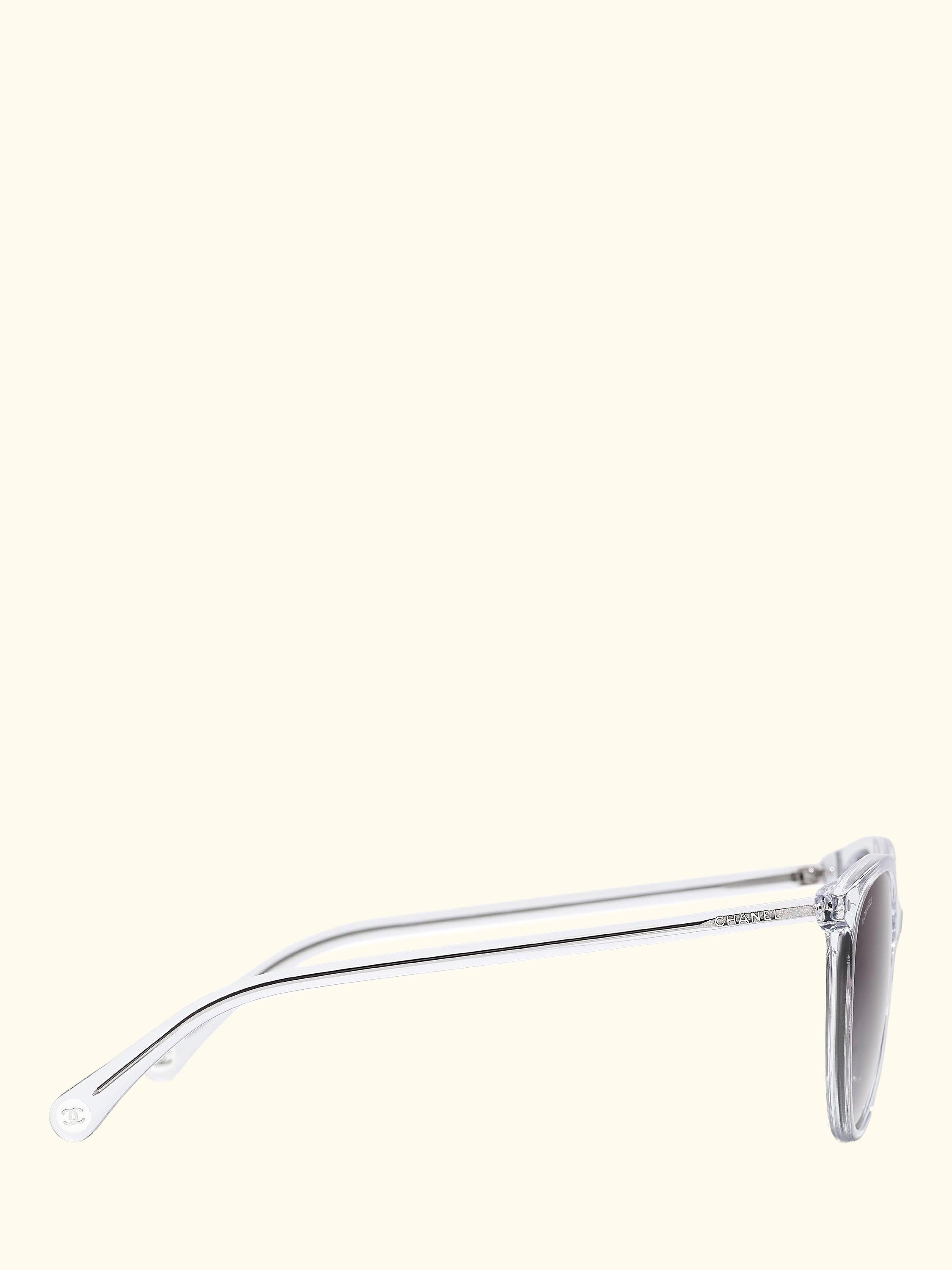 Oval Sunglasses CH5448 Clear/Blue Gradient