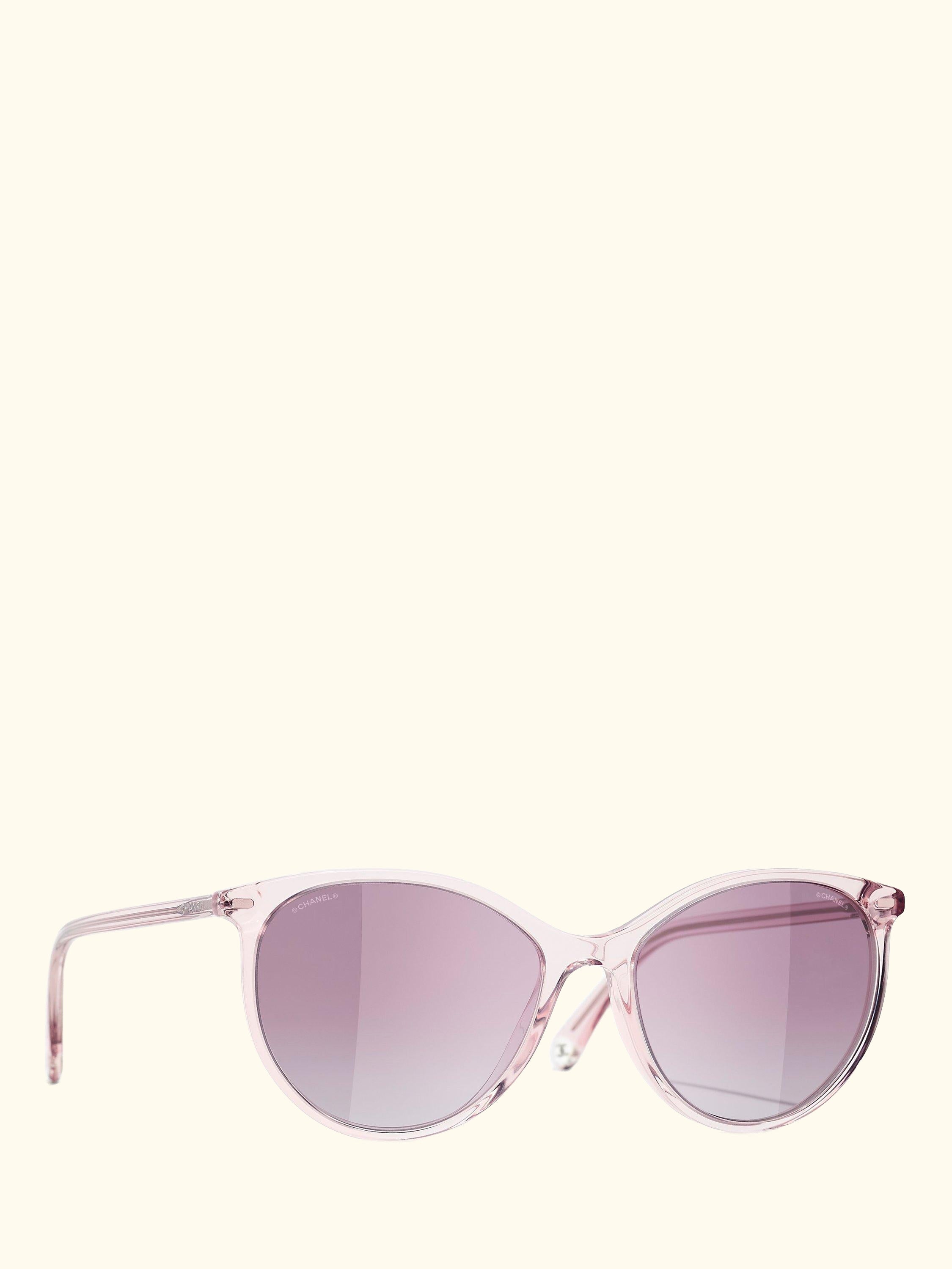 Oval Sunglasses CH5448 Shiny Pink/Violet Gradient