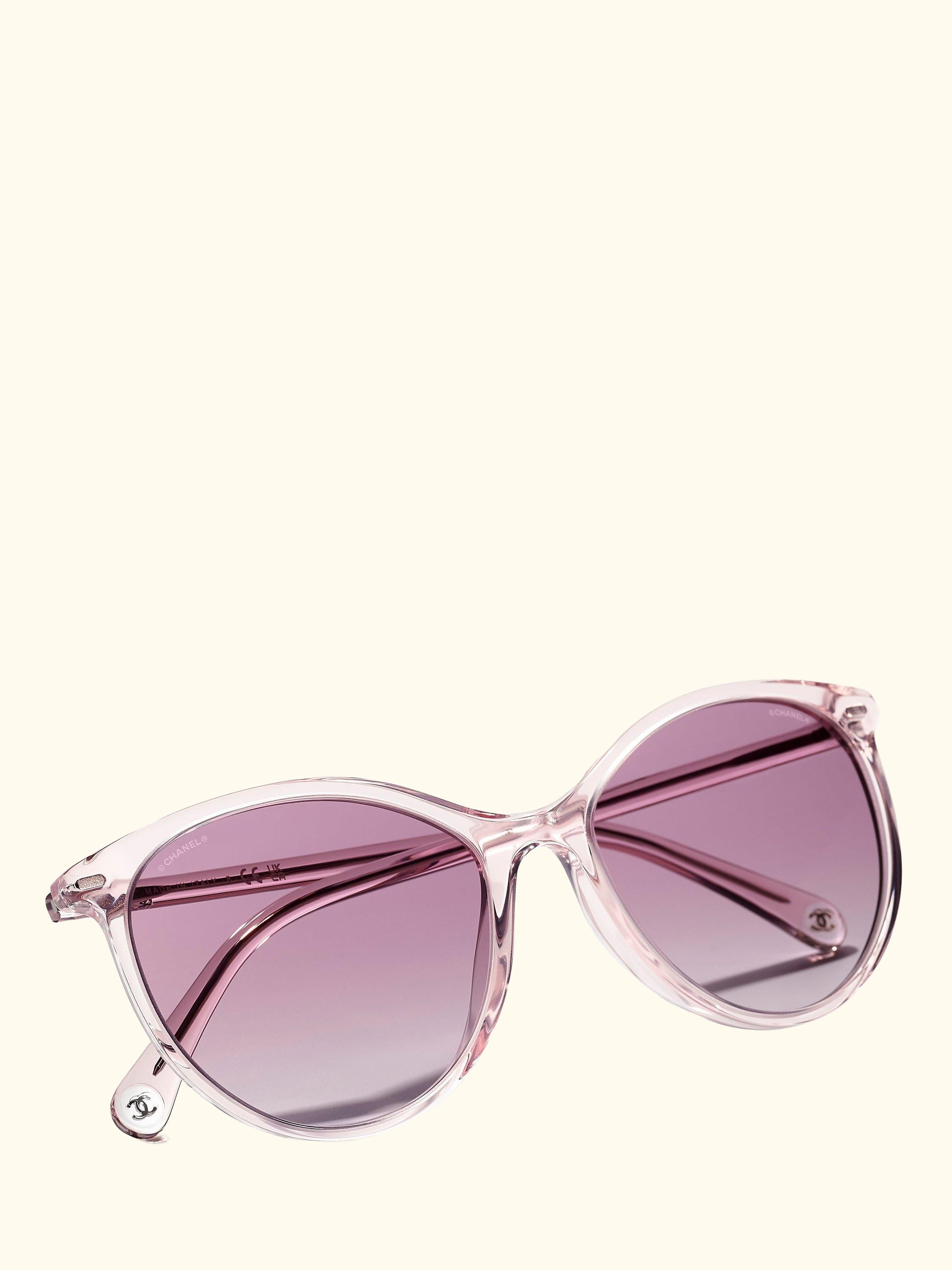 Oval Sunglasses CH5448 Shiny Pink/Violet Gradient