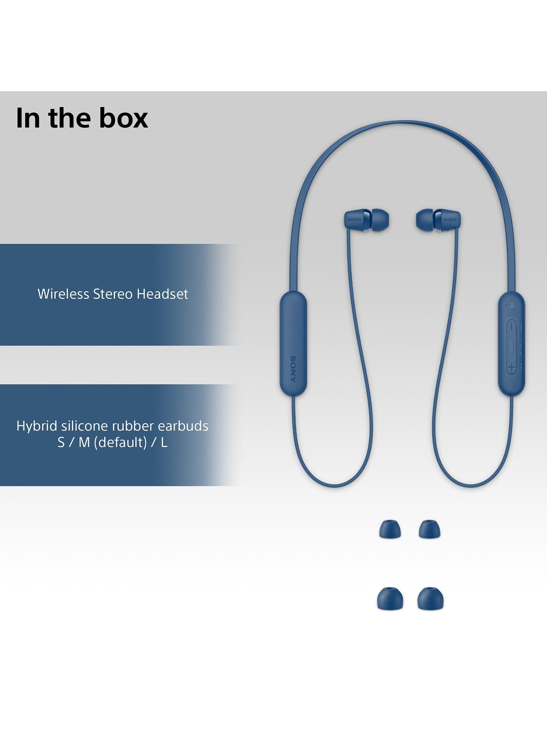 WI-C100 Bluetooth Wireless In-Ear Headphones with Mic/Remote
