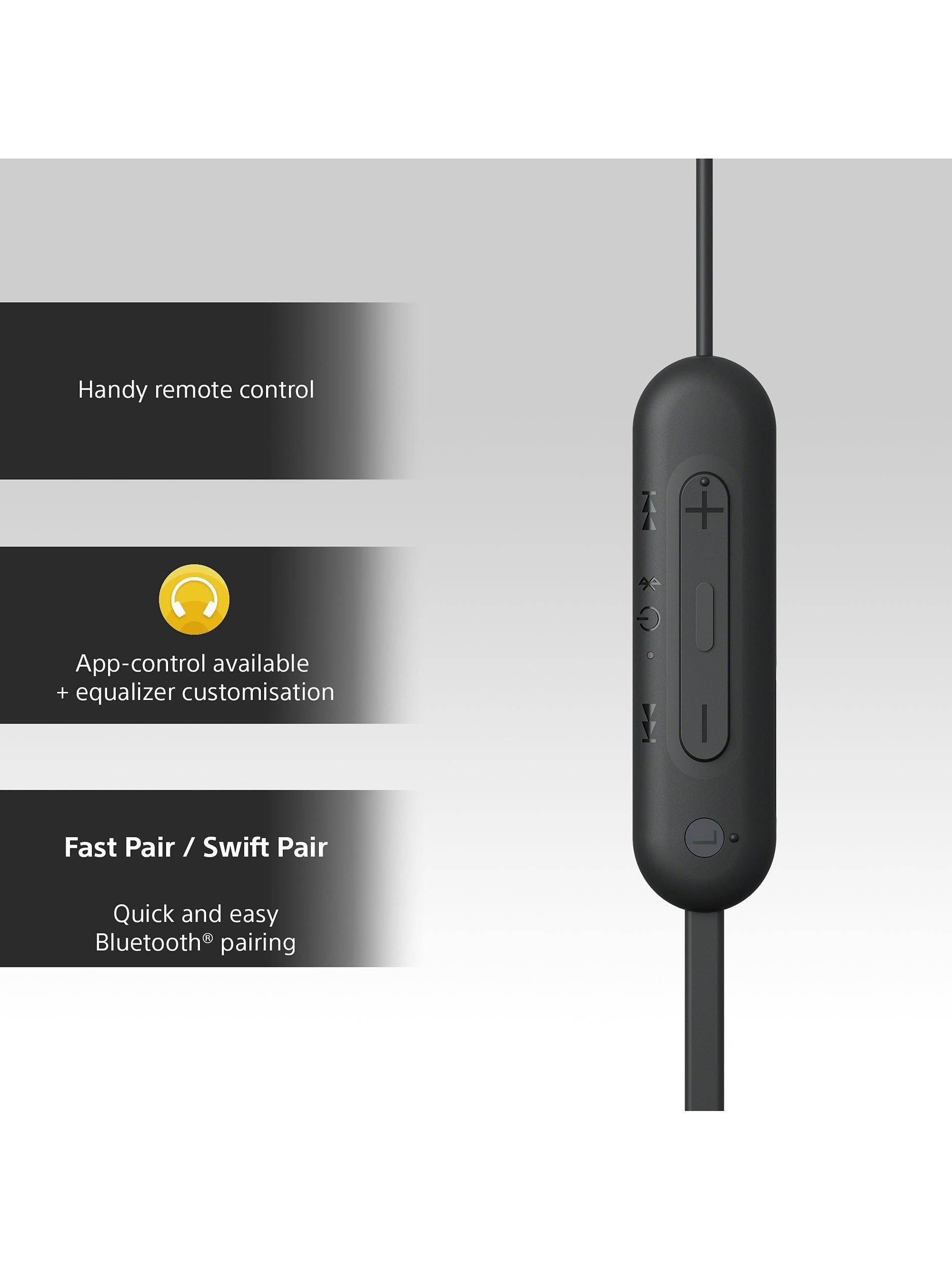 WI-C100 Bluetooth Wireless In-Ear Headphones with Mic/Remote