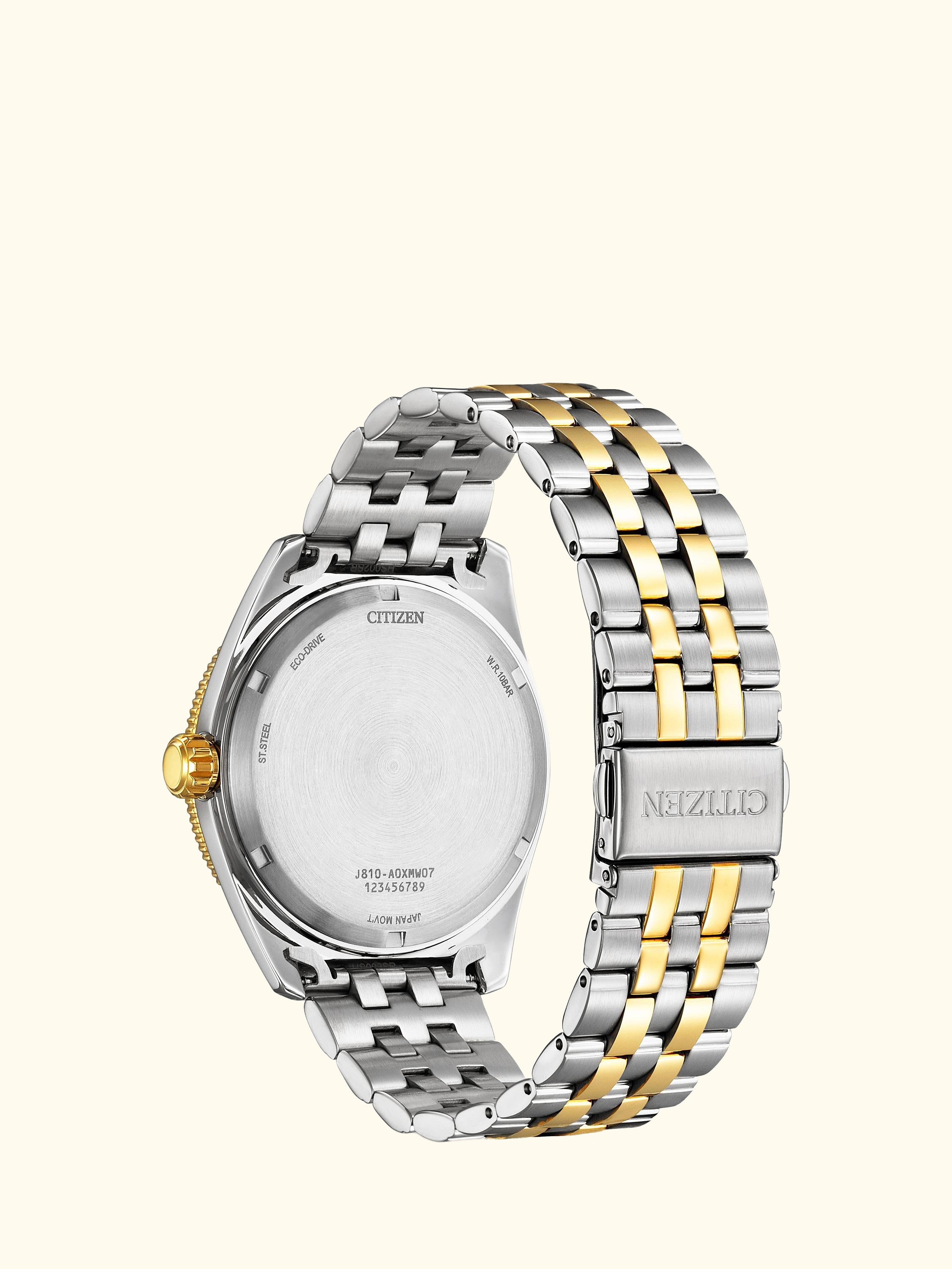 AW1594-89X Men's Eco-Drive Date Bracelet Strap Watch, Multi/Green