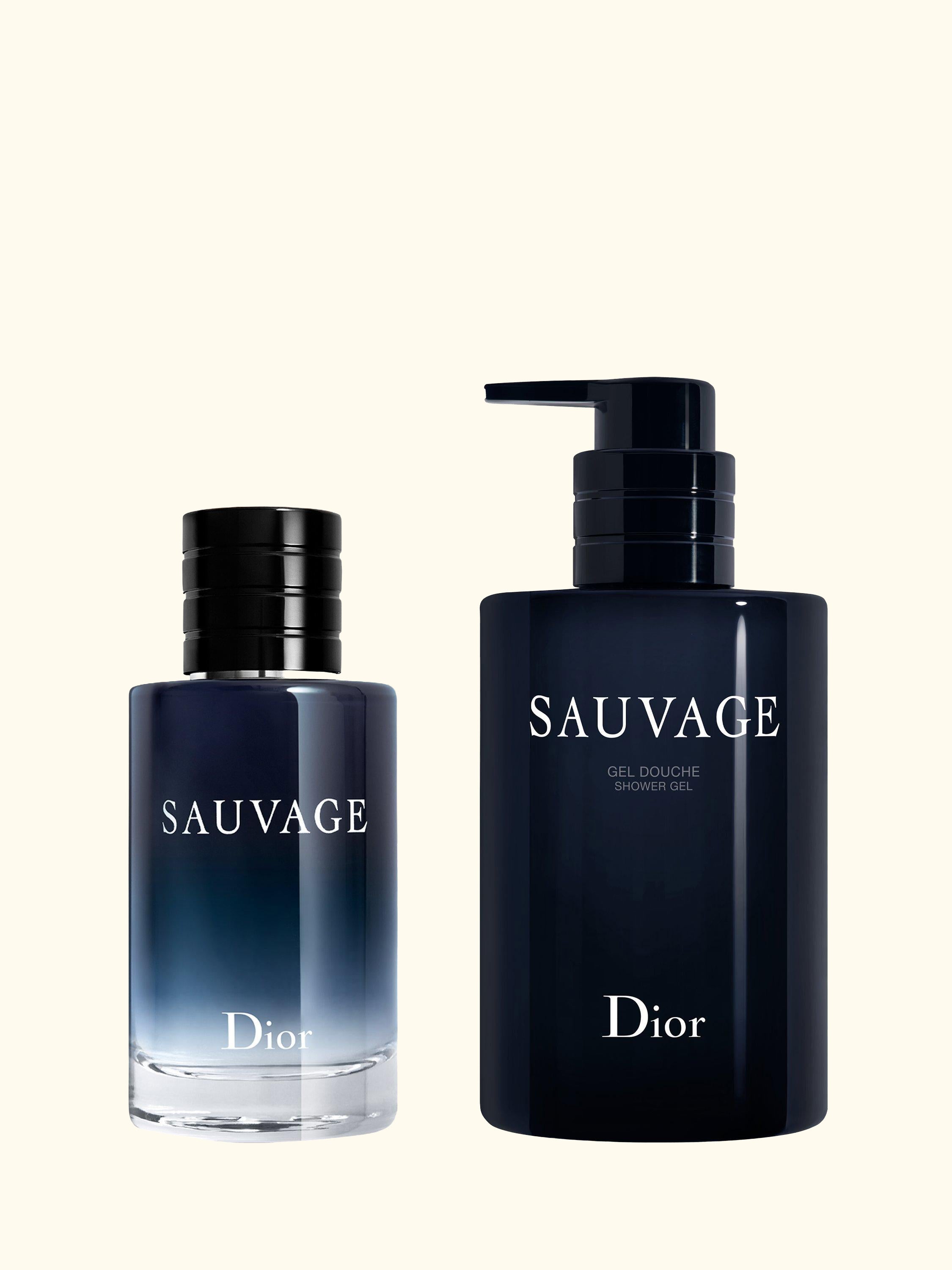 Sauvage Spray Eau de Toilette, 60ml and DIOR Sauvage Shower Gel, 250ml Bundle