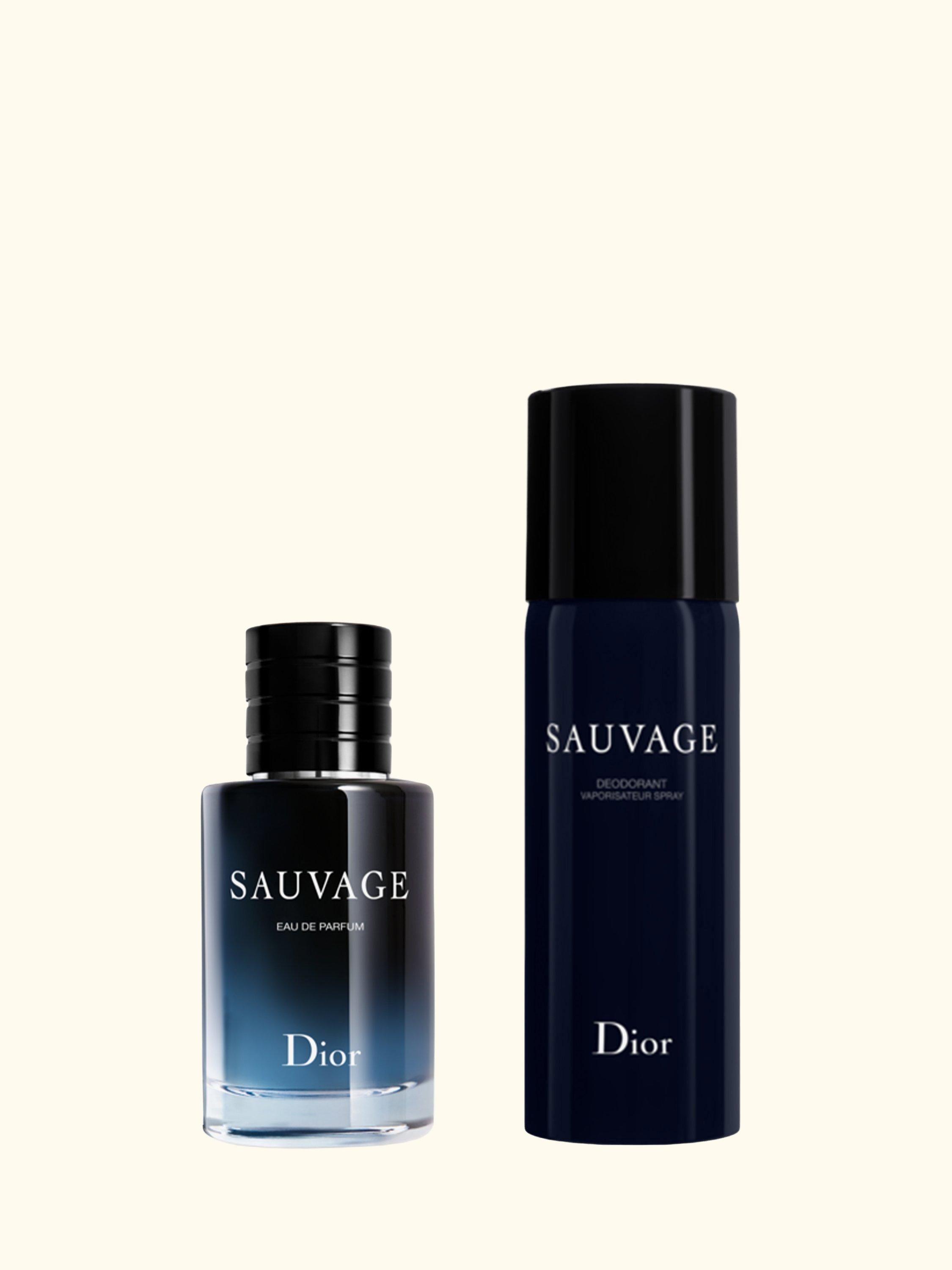 Sauvage Deodorant Spray 150ml and Sauvage Eau de Parfum 60ml Bundle