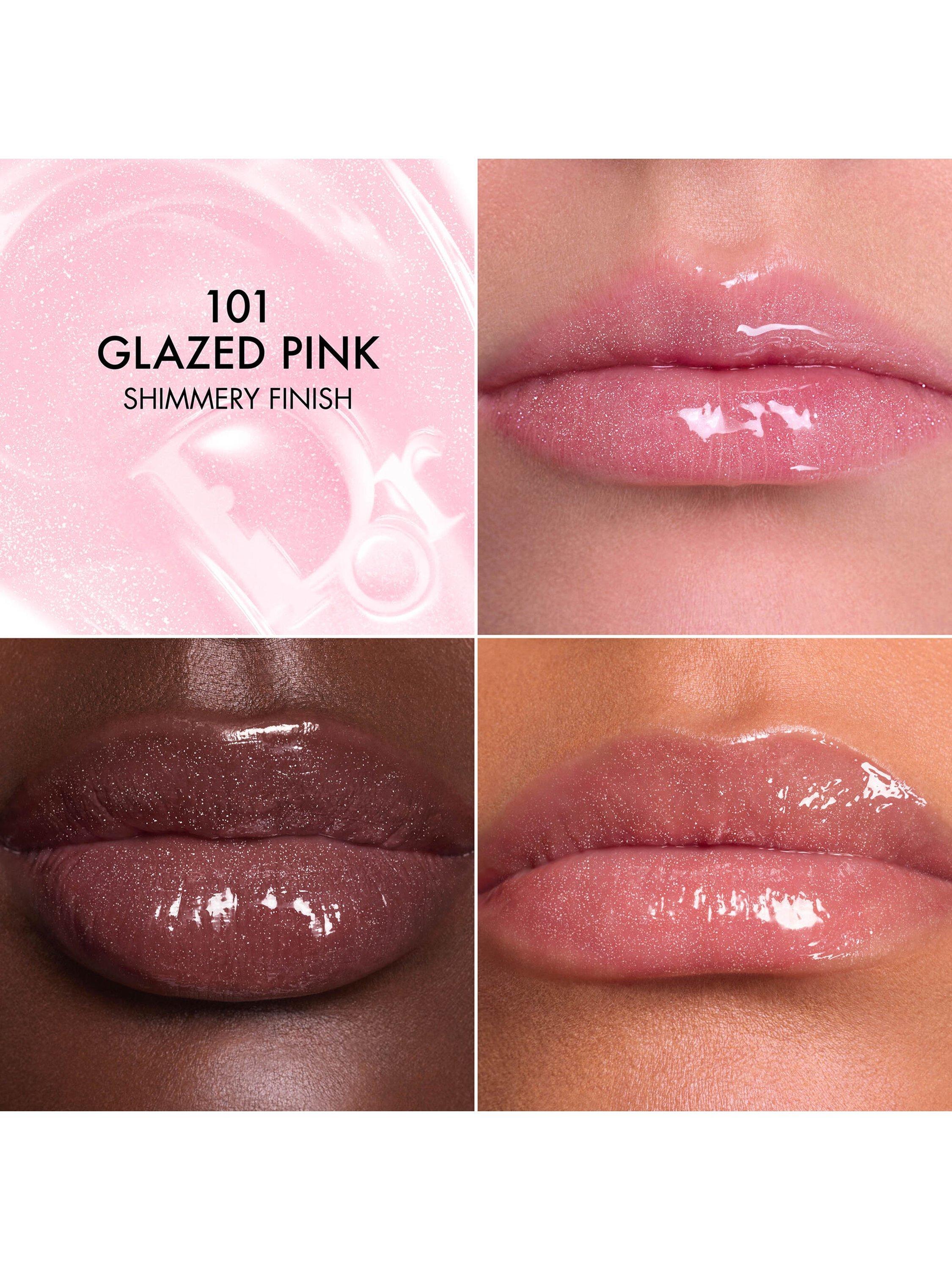 Addict Lip Glow Butter 101 Glazed Pink & DIOR Backstage Rosy Glow Blush 001 Pink Bundle