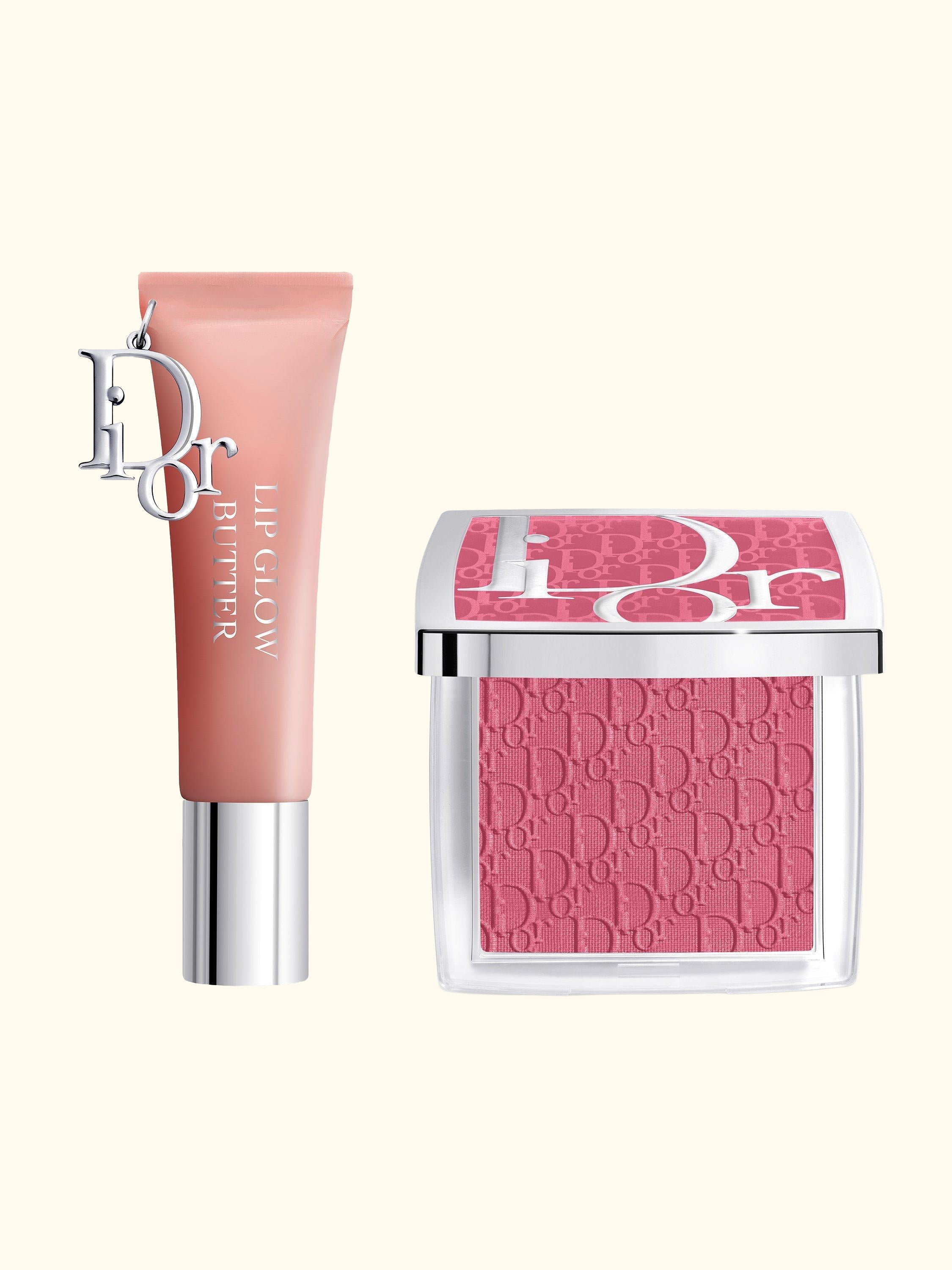 Addict Lip Glow Butter 103 Toffee & DIOR Backstage Rosy Glow Blush 012 Rosewood Bundle