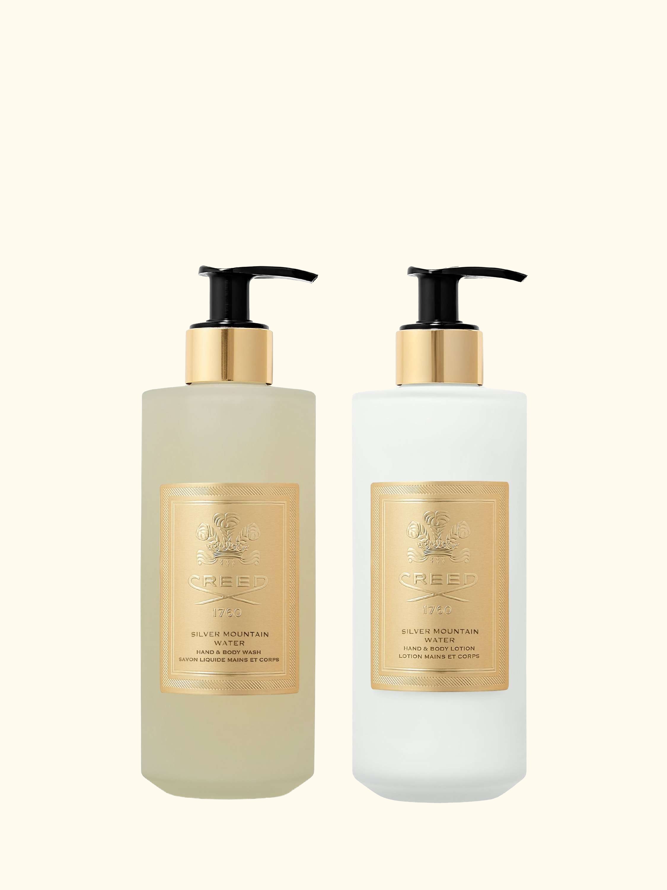 Silver Mountain Water Hand & Body Wash 300ml and Silver Mountain Water Hand & Body Lotion 300ml Set