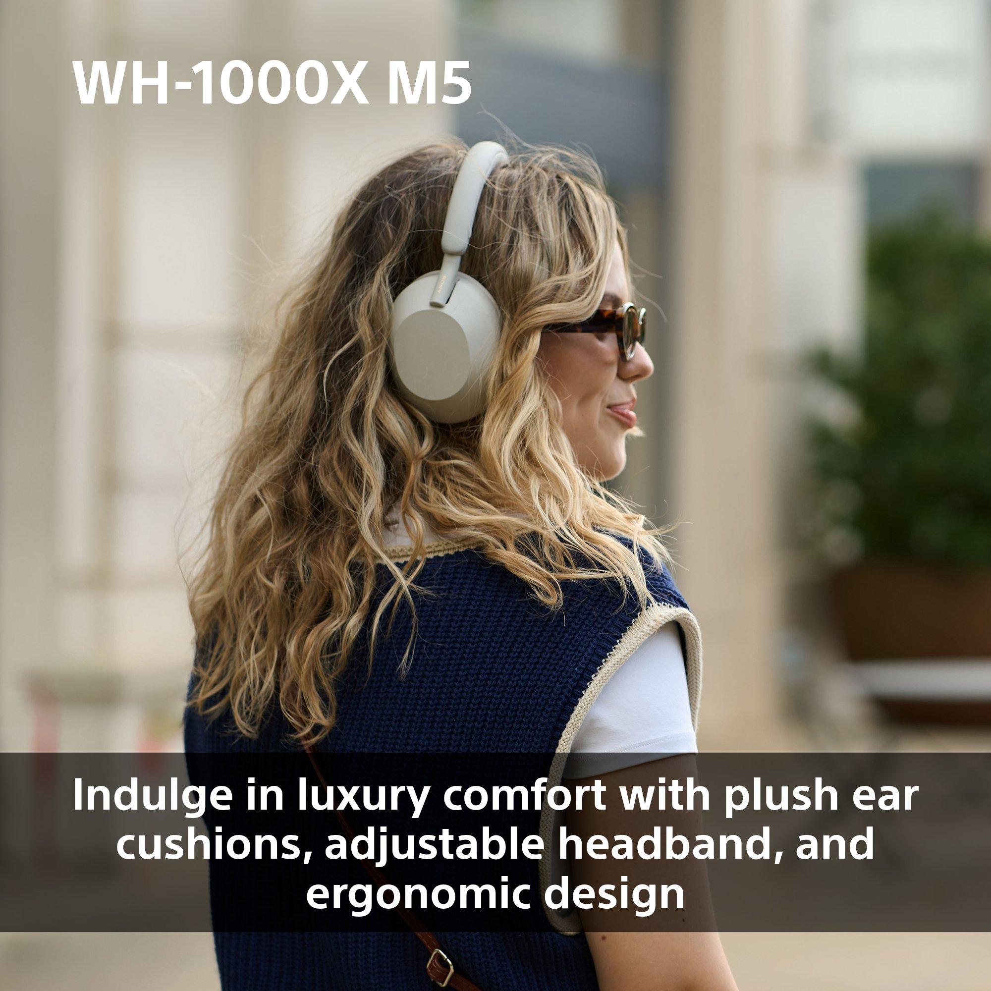 WH-1000XM5 Noise Cancelling Wireless Bluetooth High Resolution Audio Over-Ear Headphones with Mic/Remote