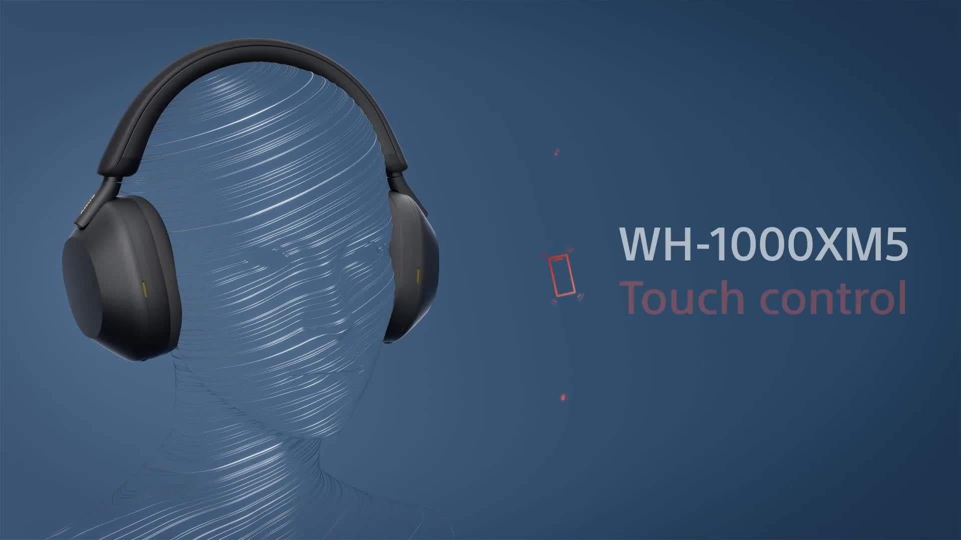 WH-1000XM5 Noise Cancelling Wireless Bluetooth High Resolution Audio Over-Ear Headphones with Mic/Remote
