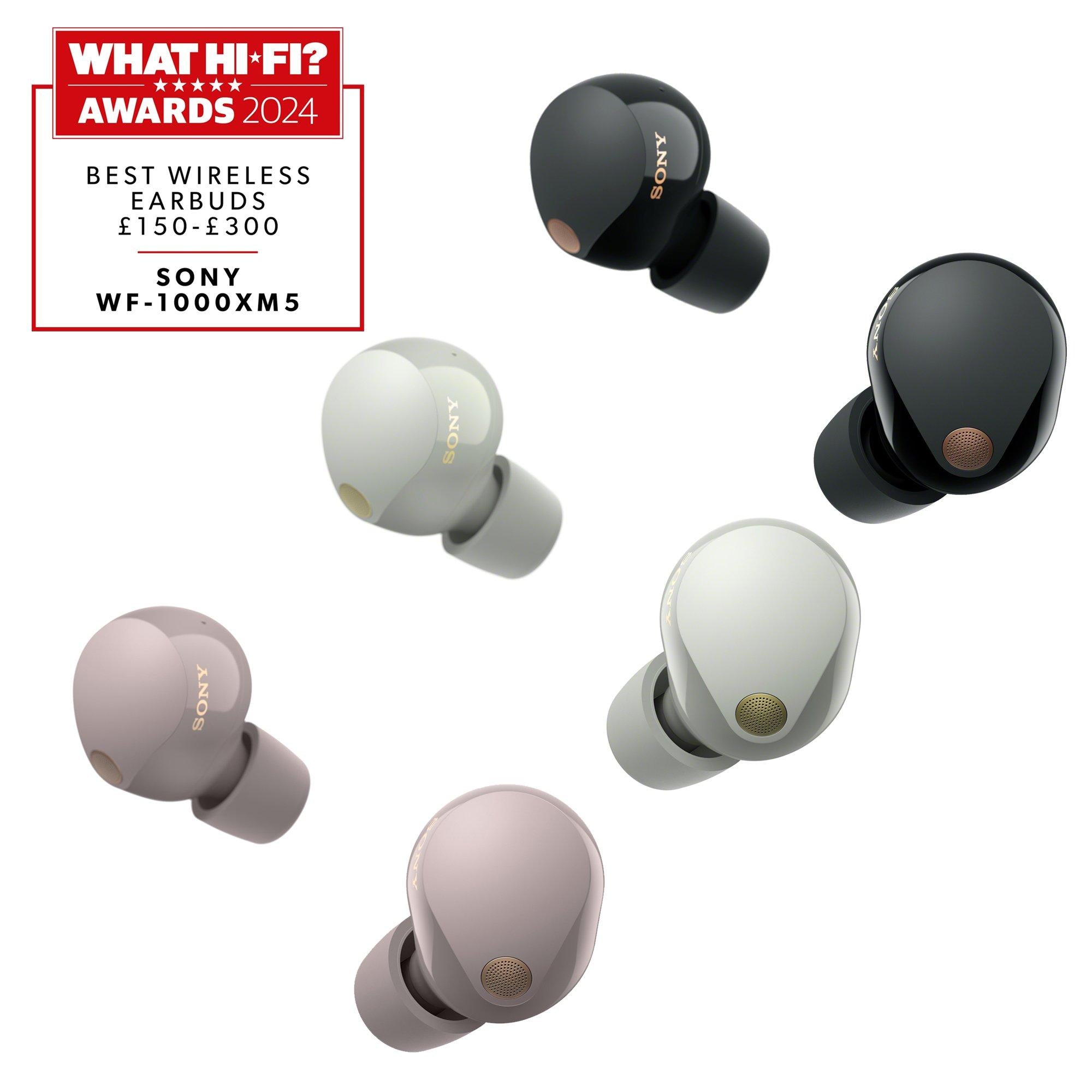 WF-1000XM5 Noise Cancelling True Wireless Bluetooth Sweat & Weather-Resistant In-Ear Headphones with Mic/Remote