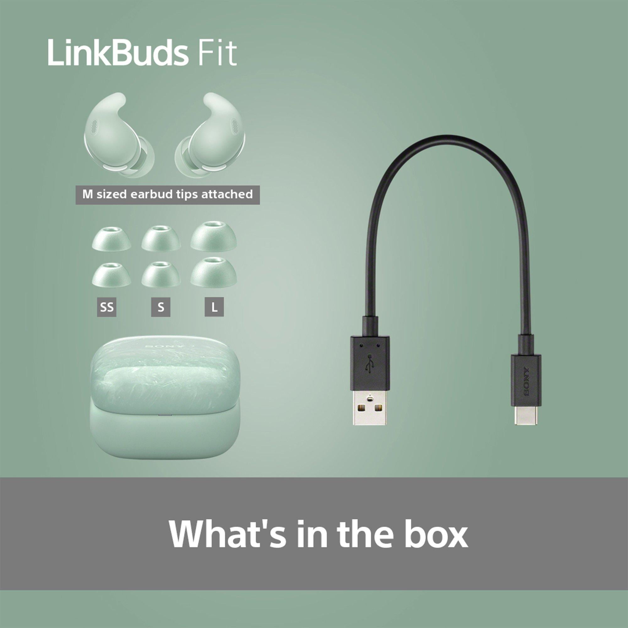 WF-LS910 LinkBuds Fit Noise Cancelling True Wireless Bluetooth In-Ear Headphones with Mic/Remote