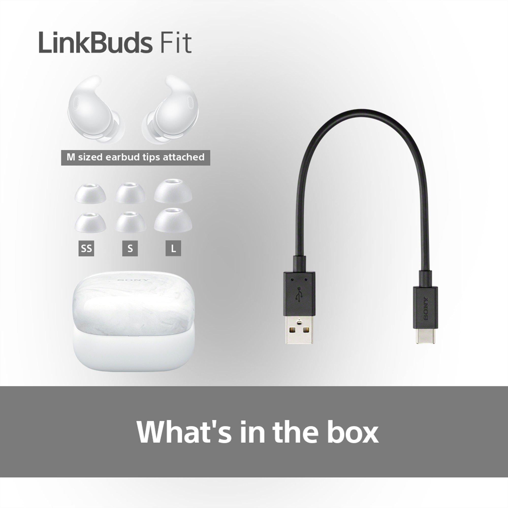 WF-LS910 LinkBuds Fit Noise Cancelling True Wireless Bluetooth In-Ear Headphones with Mic/Remote