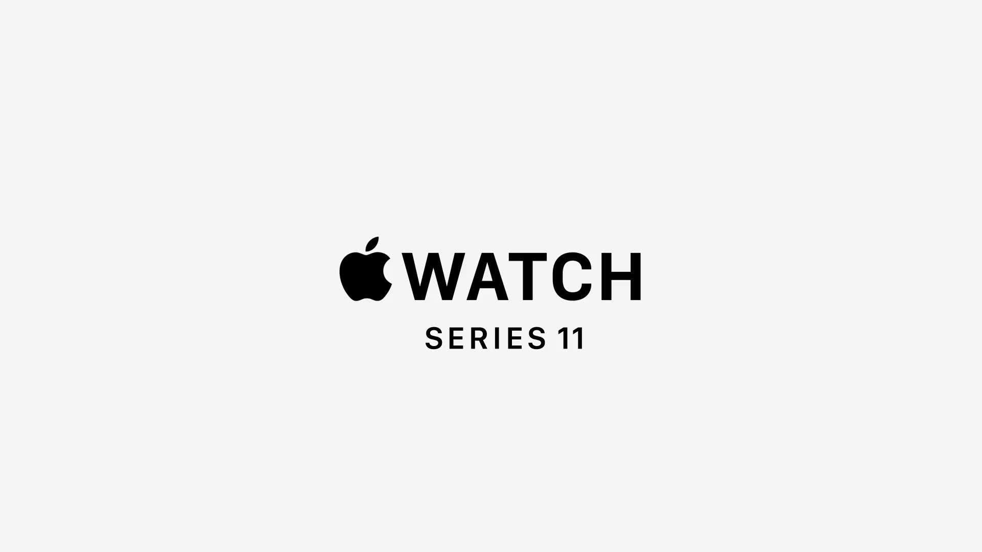 Watch Series 11 GPS, 46mm, Aluminium Case, Small-Medium Sport Band, Jet Black/Black