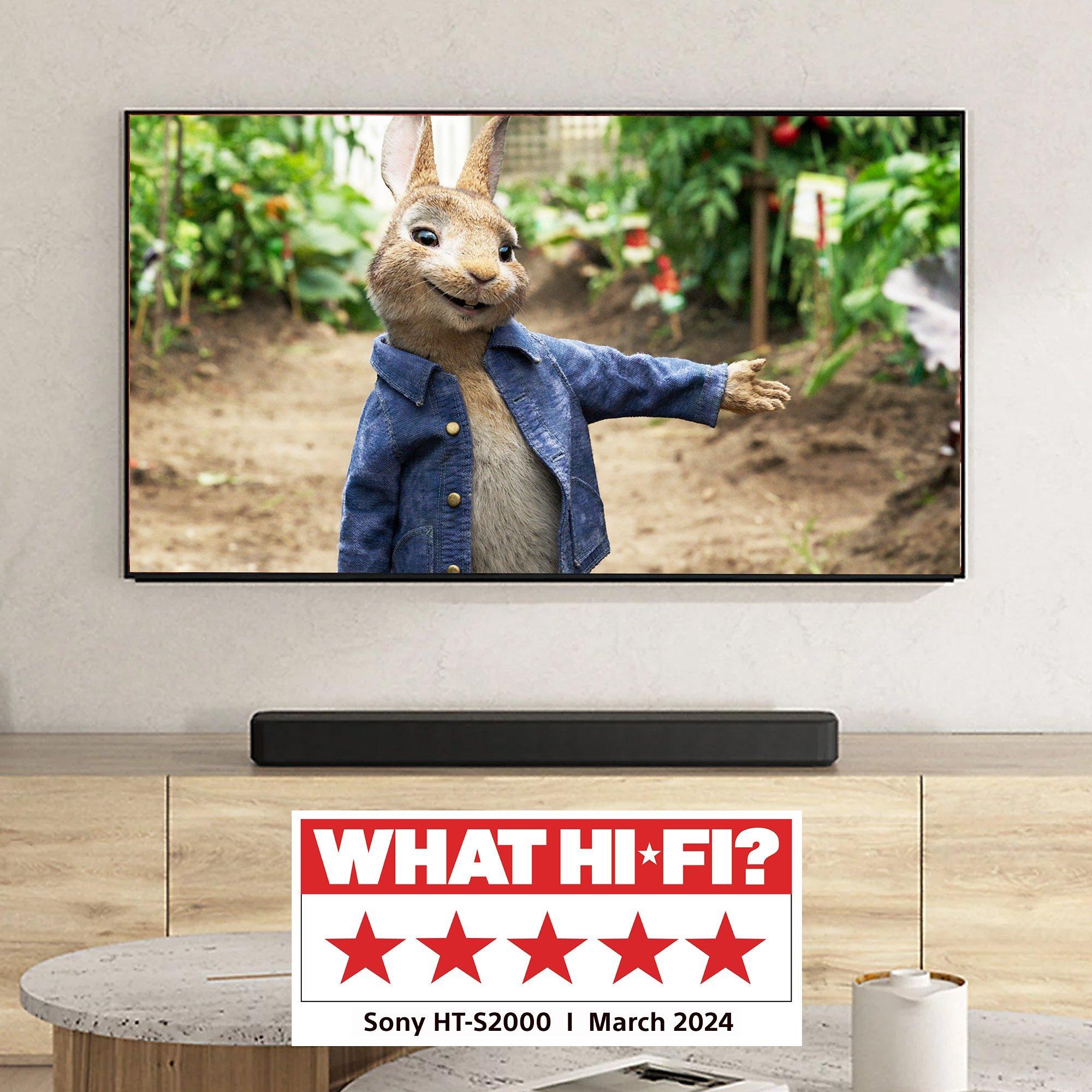 HT-S2000 Bluetooth All-In-One Soundbar with Dolby Atmos, DTS: X & Vertical Surround Engine, Black